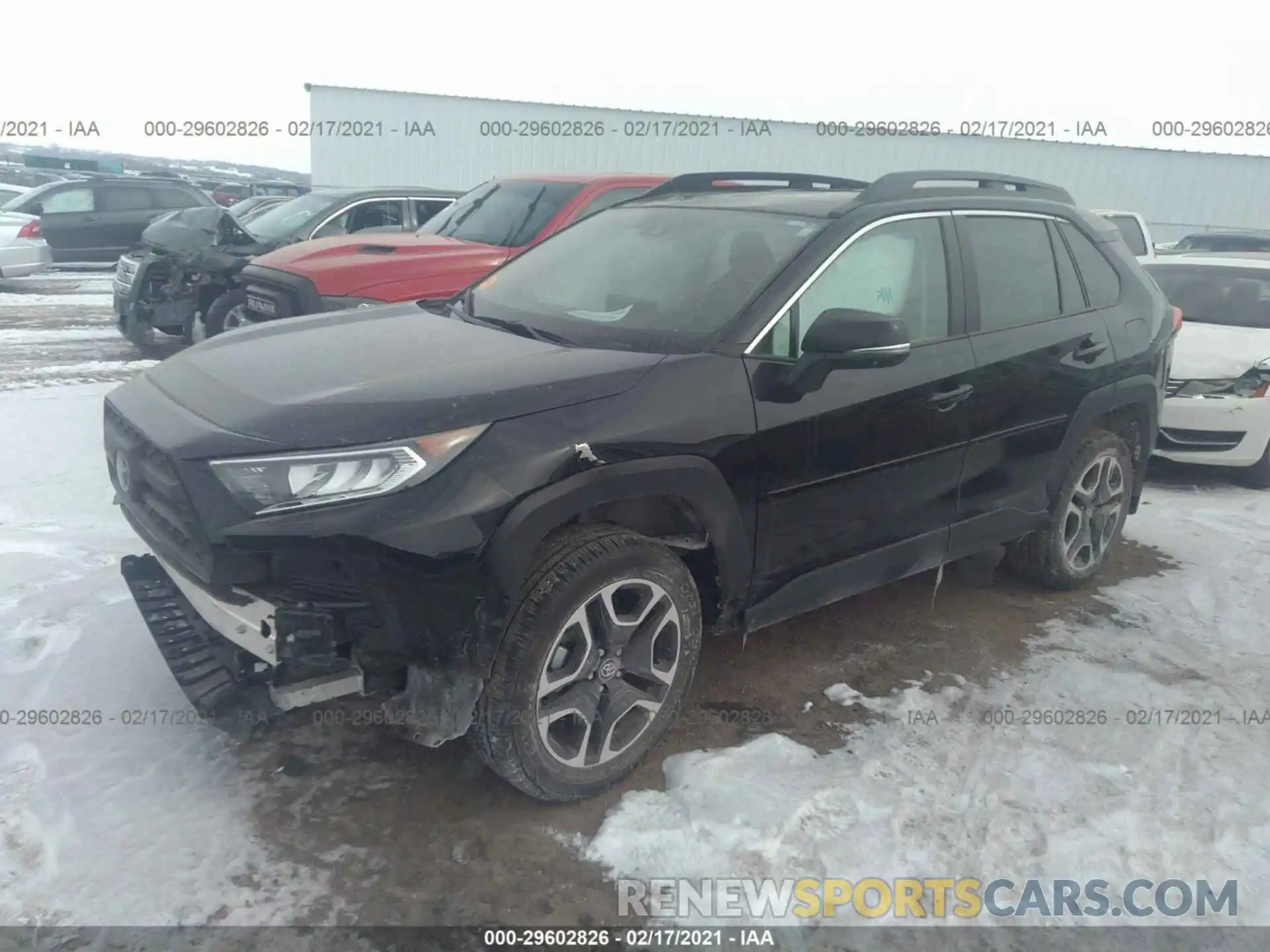 2 Photograph of a damaged car 2T3J1RFV4LC096564 TOYOTA RAV4 2020