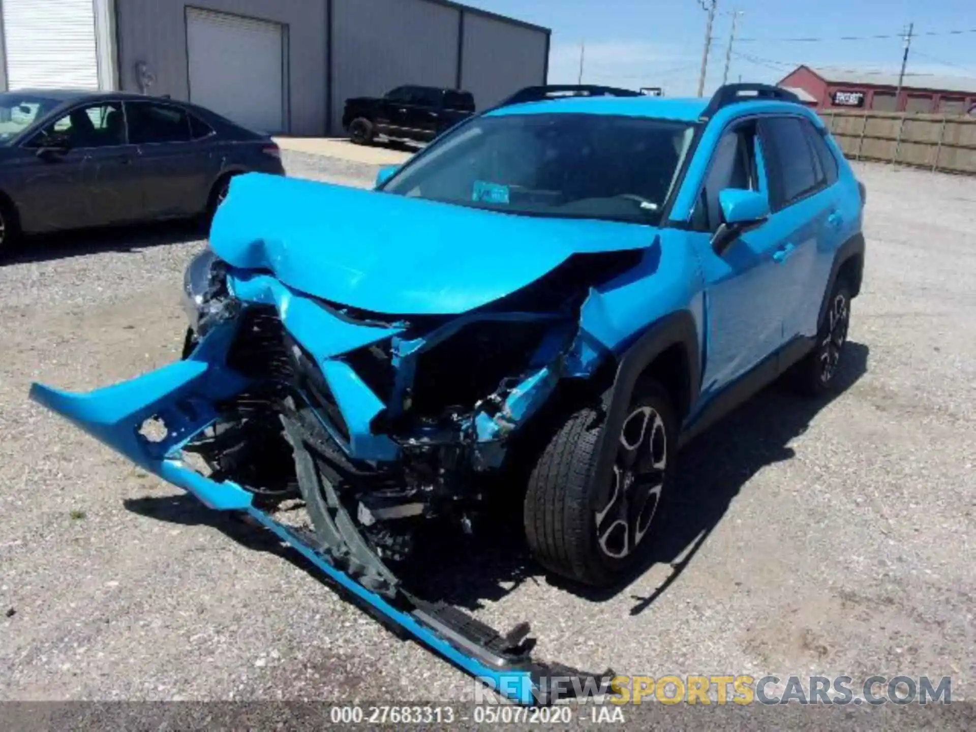 1 Photograph of a damaged car 2T3J1RFV4LC096743 TOYOTA RAV4 2020