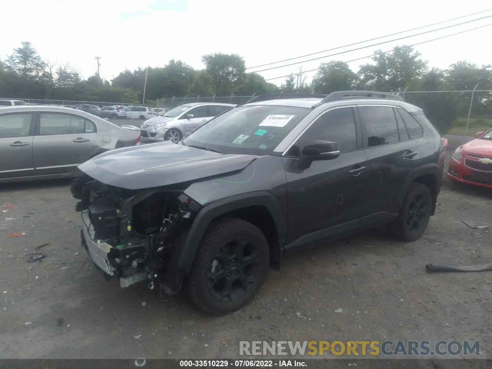 2 Photograph of a damaged car 2T3J1RFV4LC104775 TOYOTA RAV4 2020