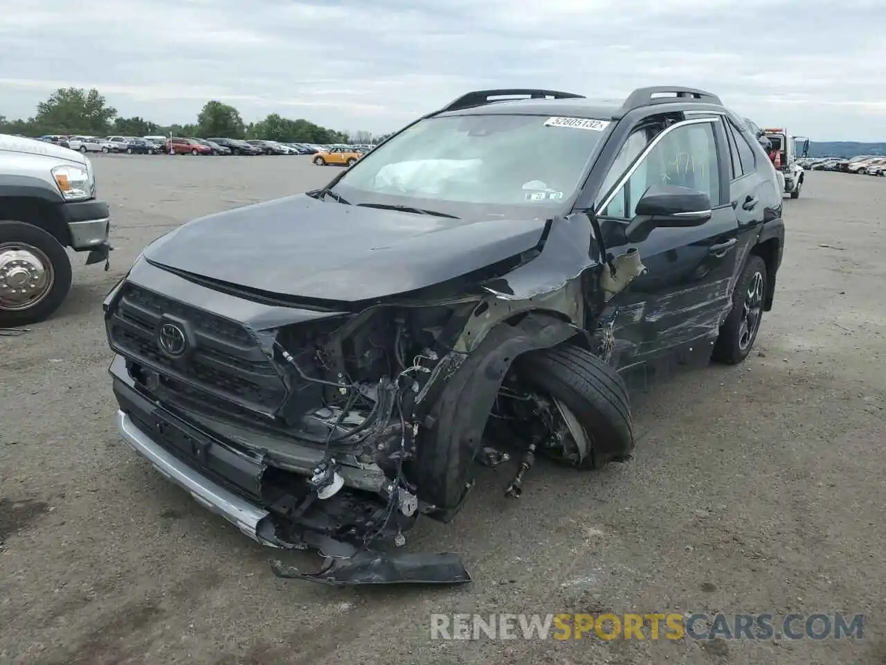 2 Photograph of a damaged car 2T3J1RFV4LC110947 TOYOTA RAV4 2020