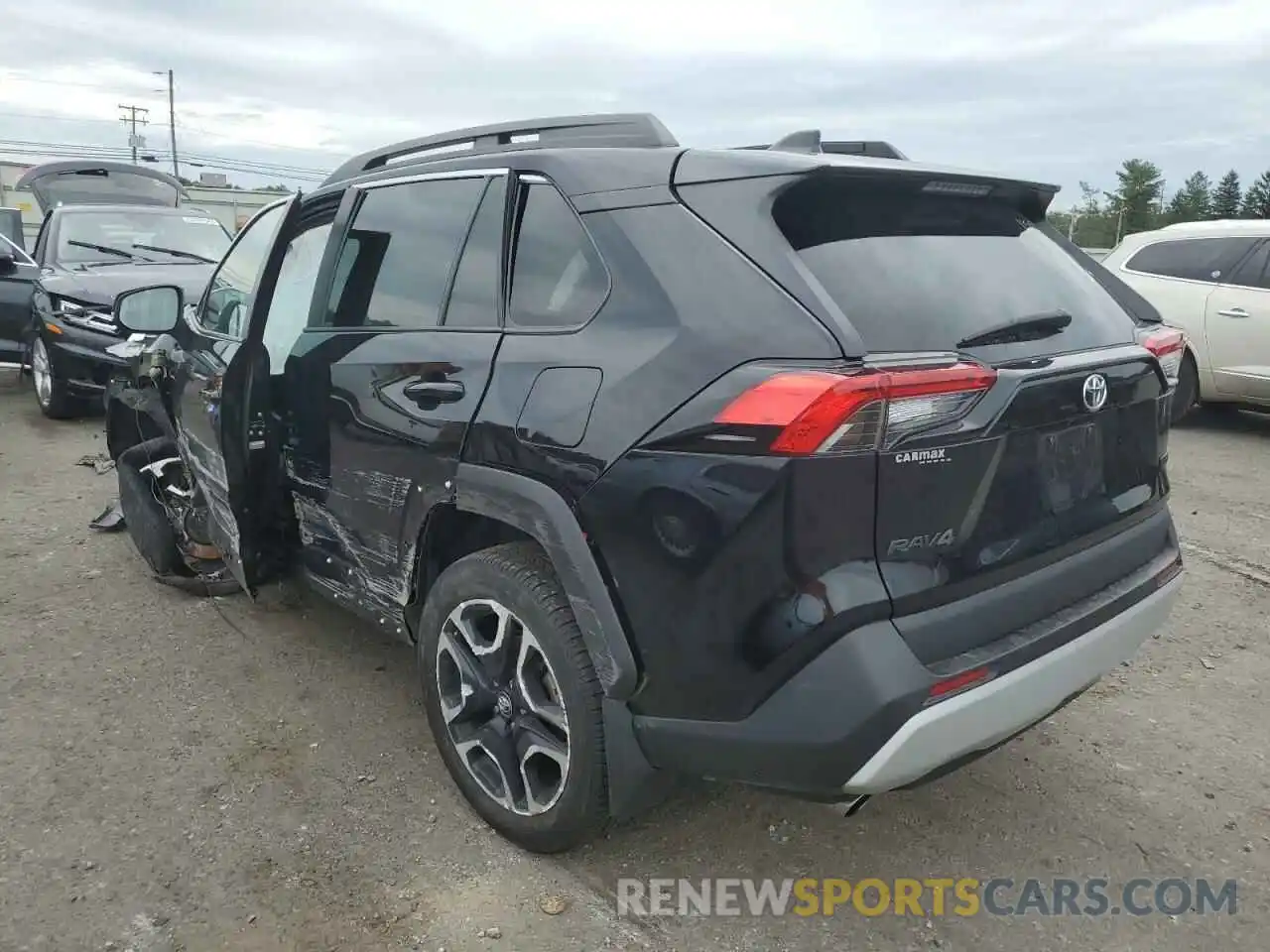 3 Photograph of a damaged car 2T3J1RFV4LC110947 TOYOTA RAV4 2020