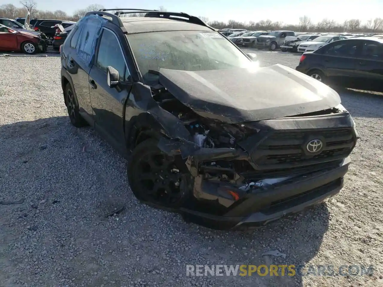 1 Photograph of a damaged car 2T3J1RFV4LC124315 TOYOTA RAV4 2020