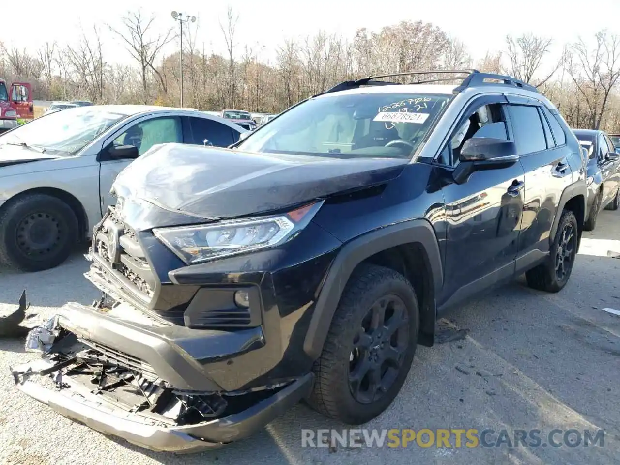 2 Photograph of a damaged car 2T3J1RFV5LC060866 TOYOTA RAV4 2020