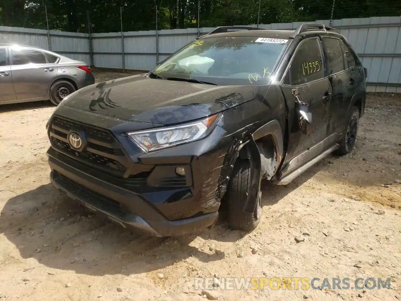 2 Photograph of a damaged car 2T3J1RFV5LC067784 TOYOTA RAV4 2020