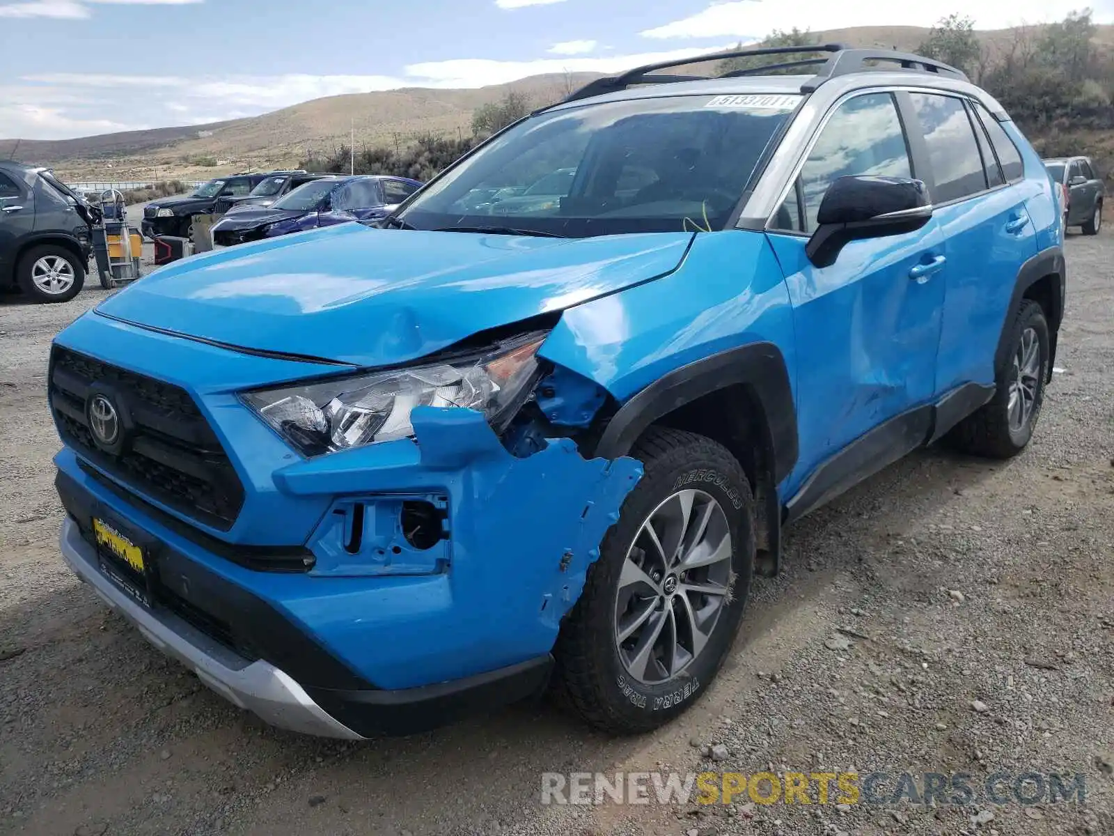 2 Photograph of a damaged car 2T3J1RFV5LC081068 TOYOTA RAV4 2020