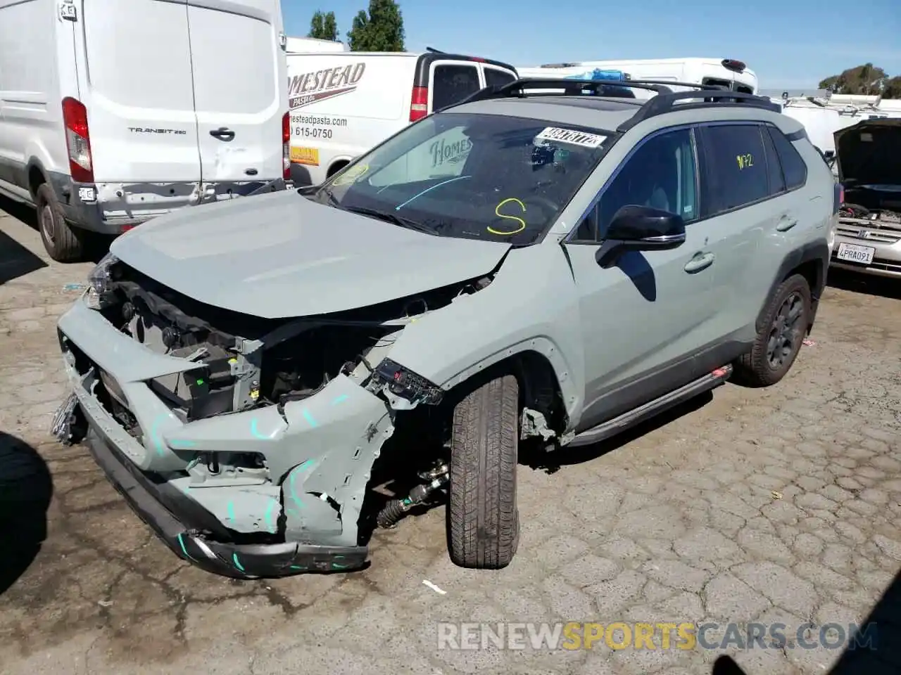 2 Photograph of a damaged car 2T3J1RFV5LC082138 TOYOTA RAV4 2020