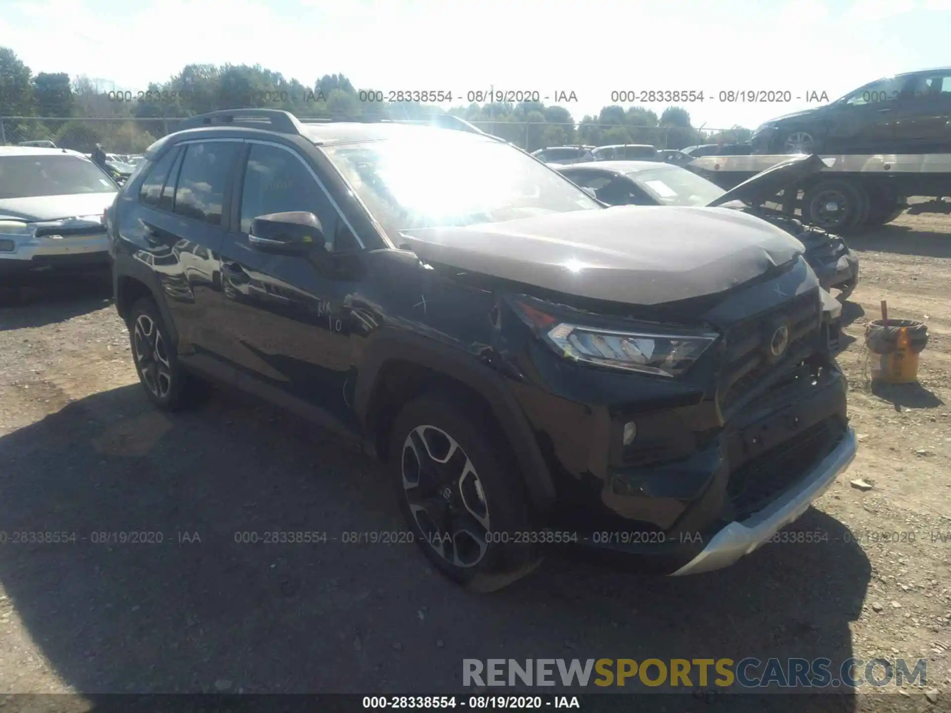 1 Photograph of a damaged car 2T3J1RFV5LC103795 TOYOTA RAV4 2020