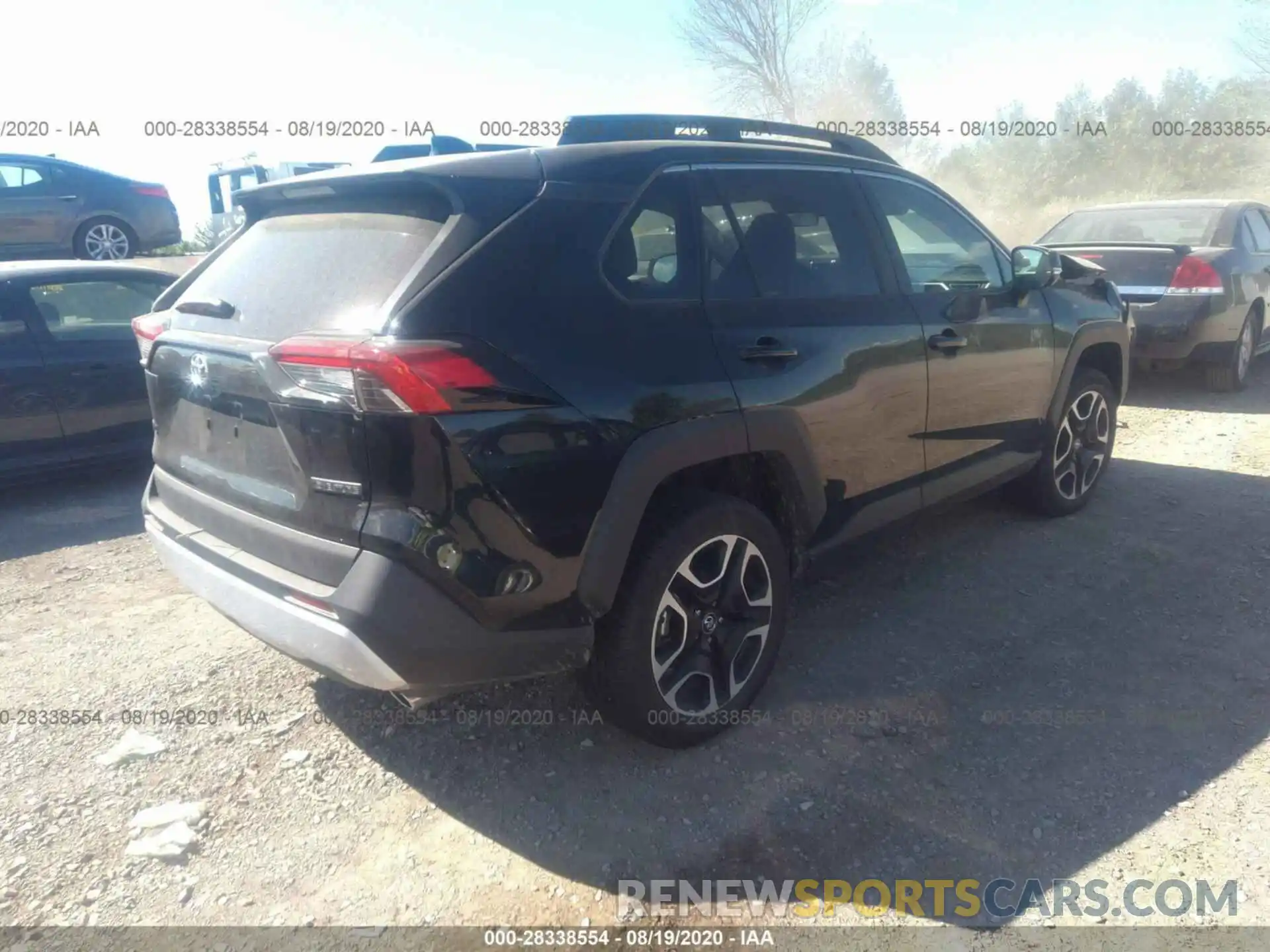 4 Photograph of a damaged car 2T3J1RFV5LC103795 TOYOTA RAV4 2020