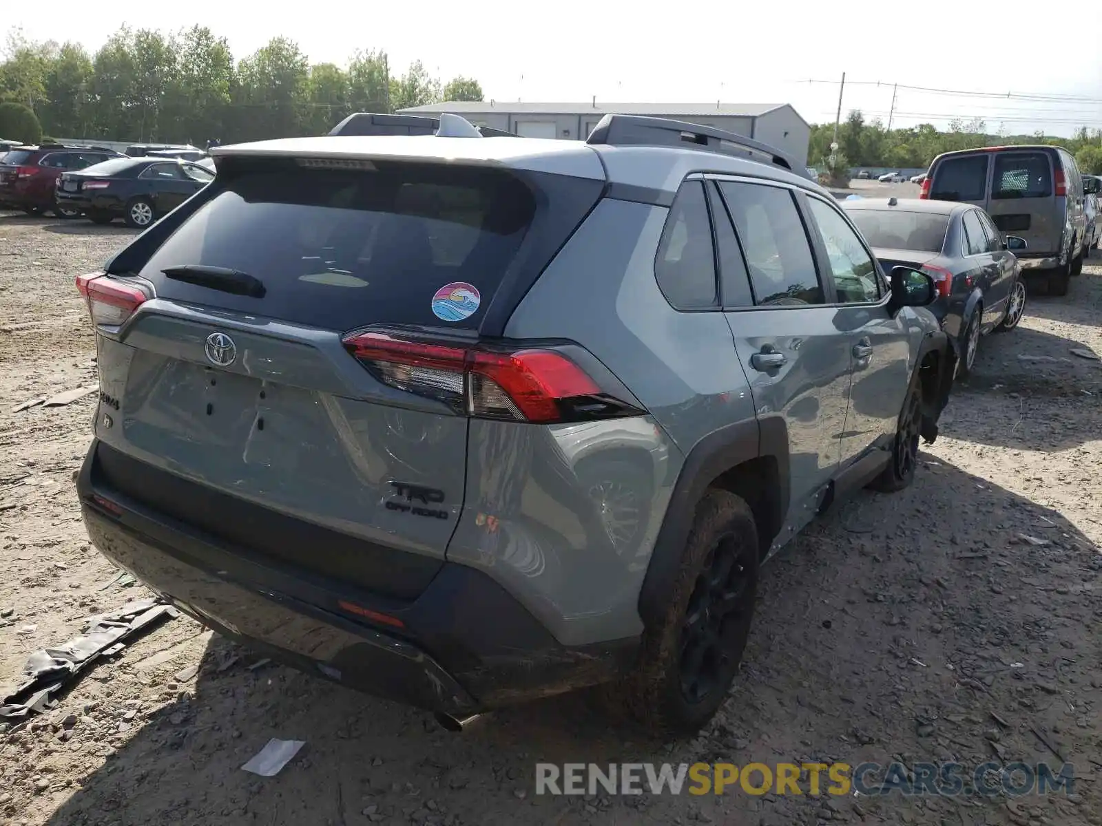 4 Photograph of a damaged car 2T3J1RFV5LC112805 TOYOTA RAV4 2020