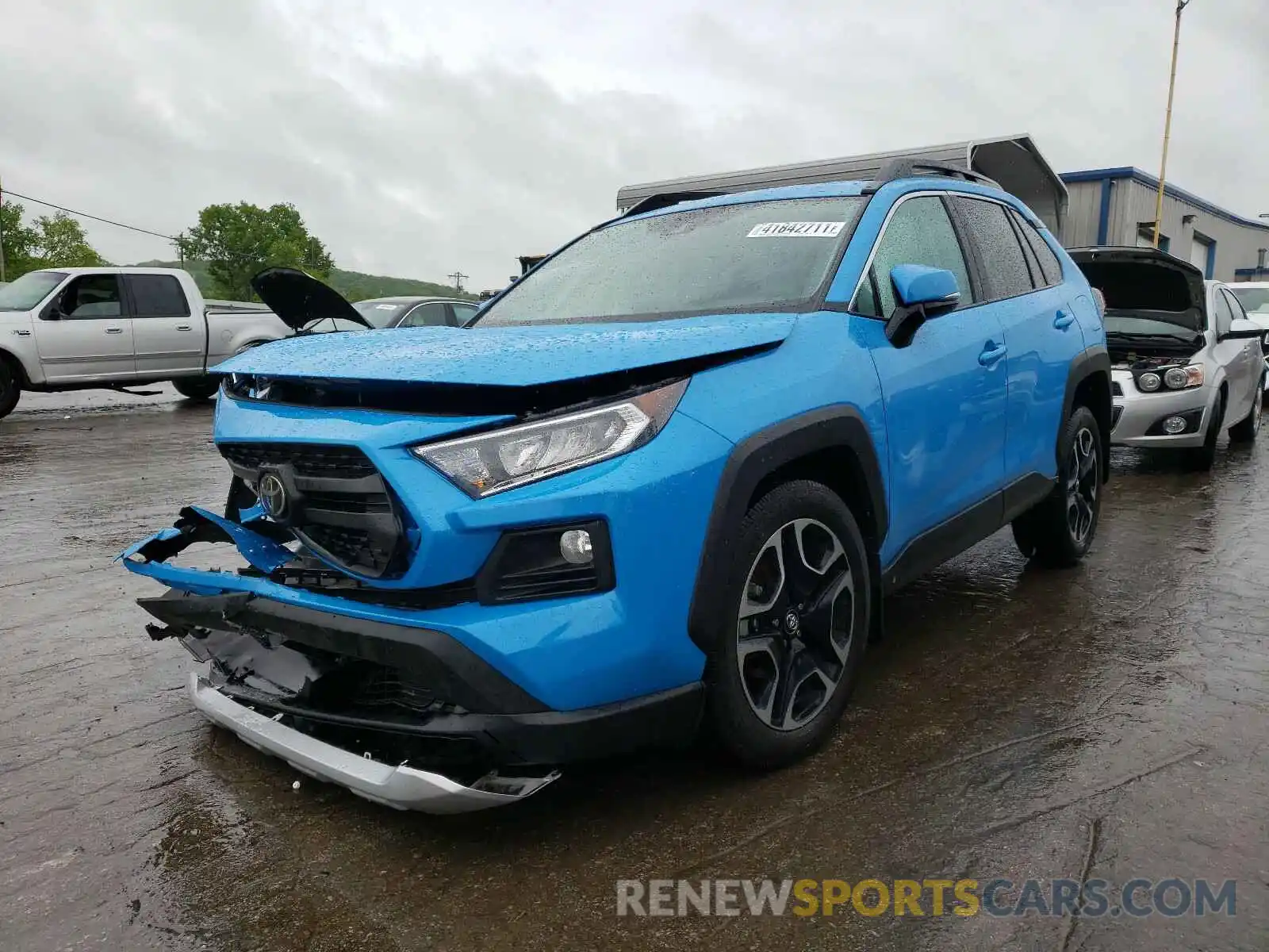 2 Photograph of a damaged car 2T3J1RFV5LC116174 TOYOTA RAV4 2020