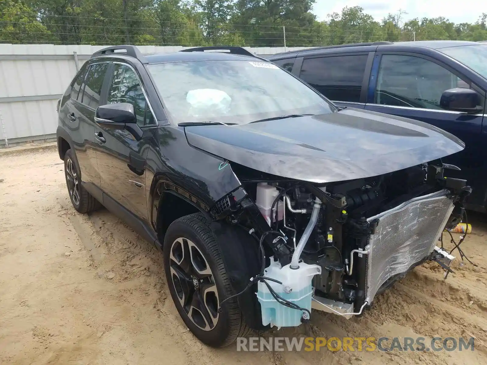 1 Photograph of a damaged car 2T3J1RFV5LC126221 TOYOTA RAV4 2020