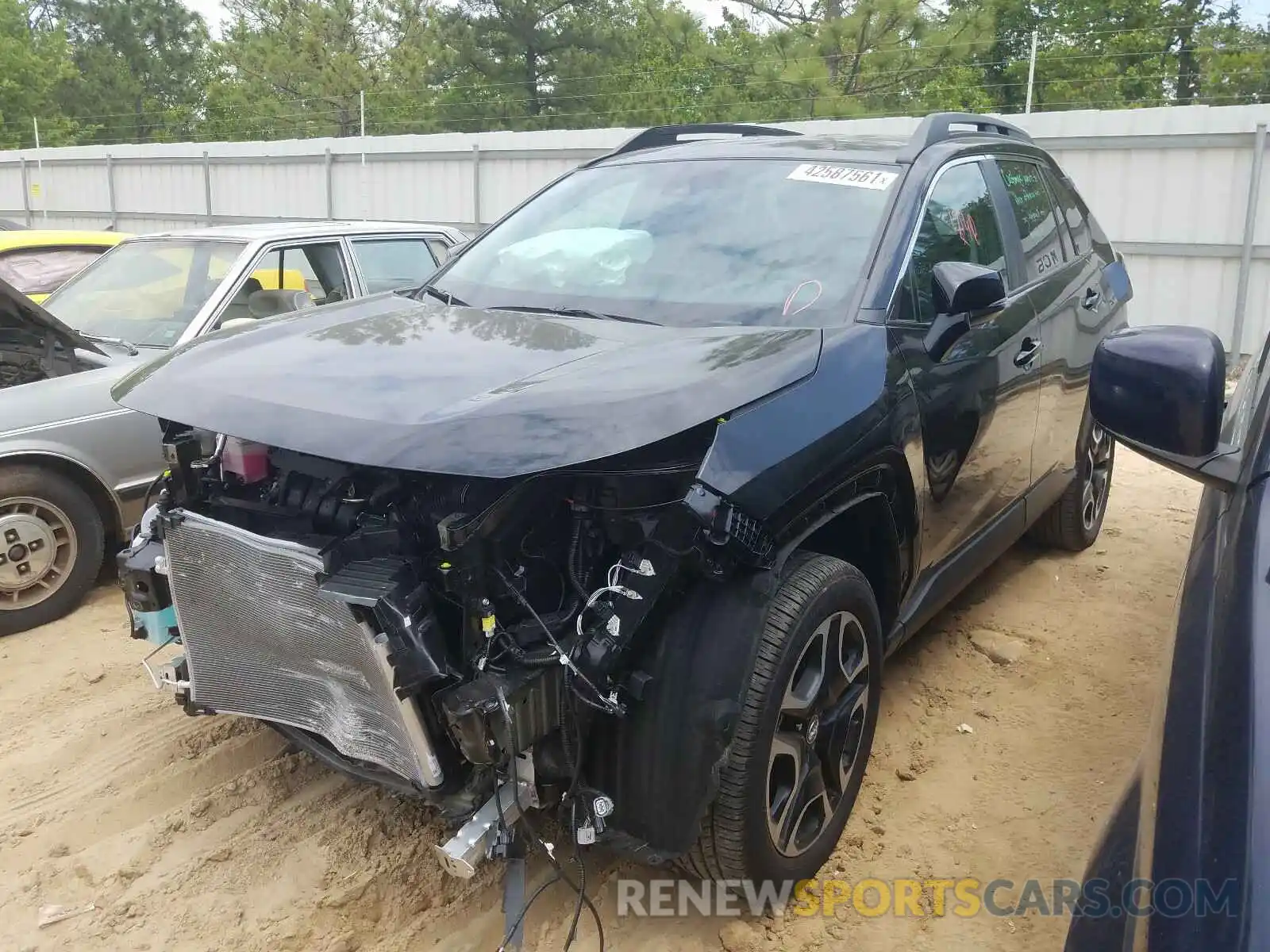 2 Photograph of a damaged car 2T3J1RFV5LC126221 TOYOTA RAV4 2020