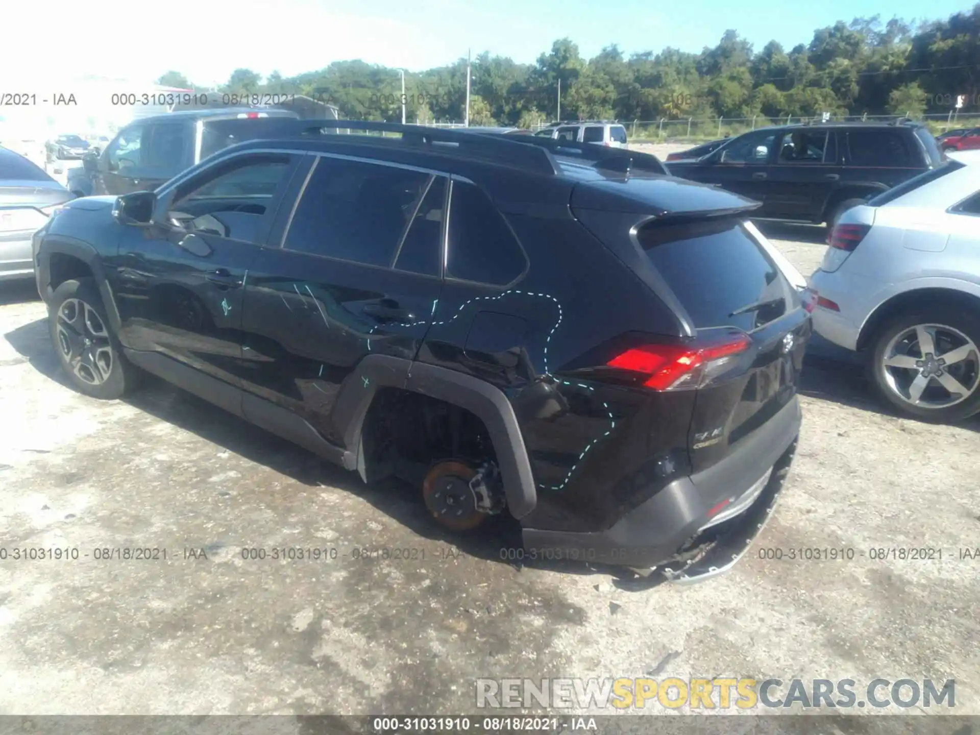 3 Photograph of a damaged car 2T3J1RFV5LC129507 TOYOTA RAV4 2020