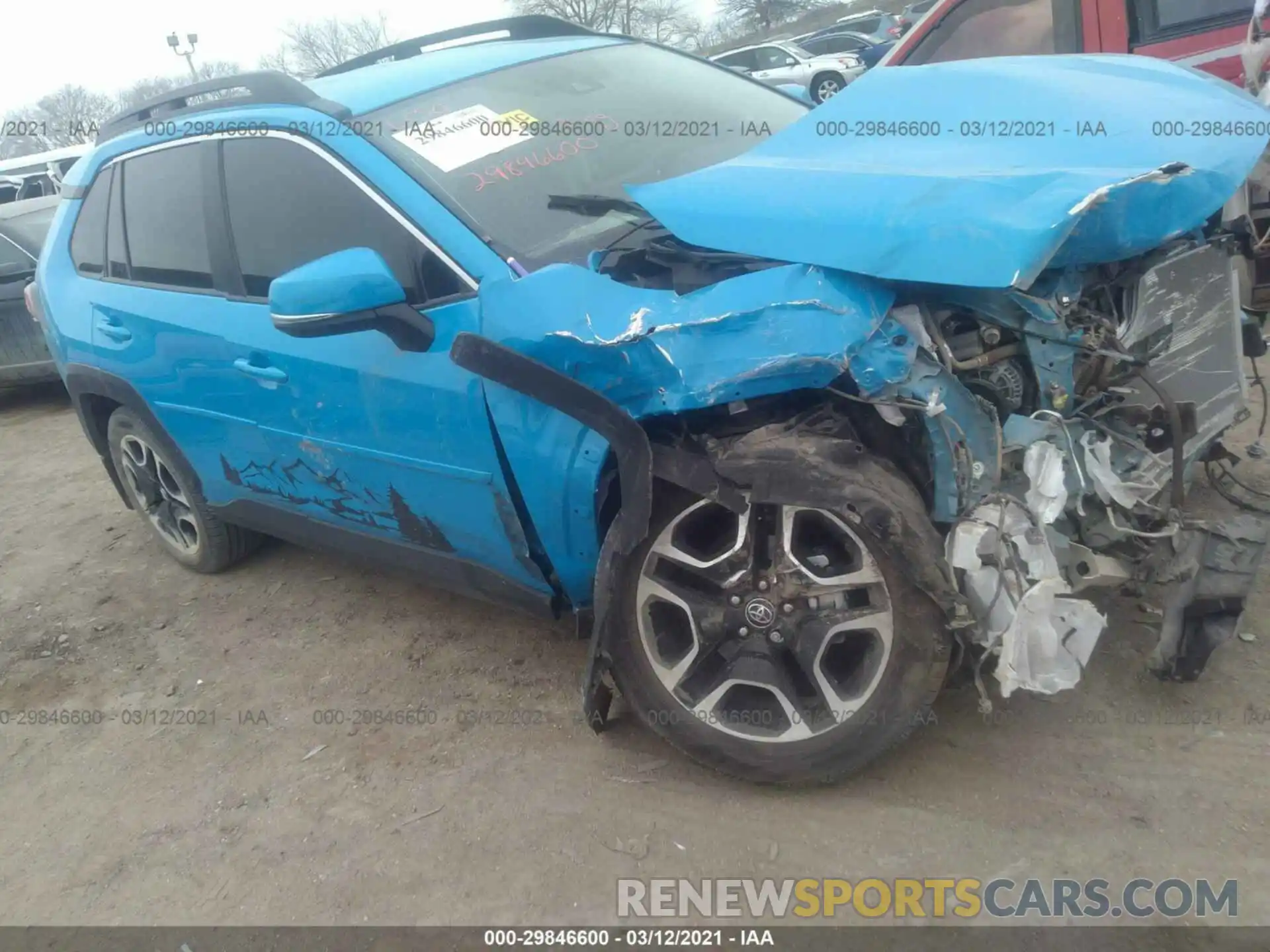 1 Photograph of a damaged car 2T3J1RFV6LC086019 TOYOTA RAV4 2020