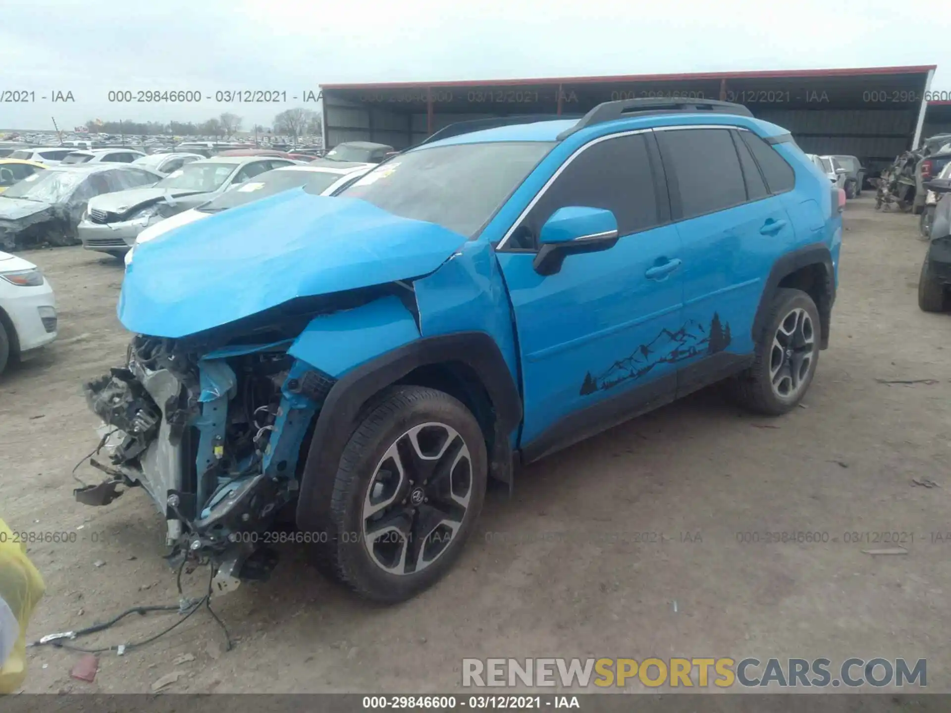 2 Photograph of a damaged car 2T3J1RFV6LC086019 TOYOTA RAV4 2020