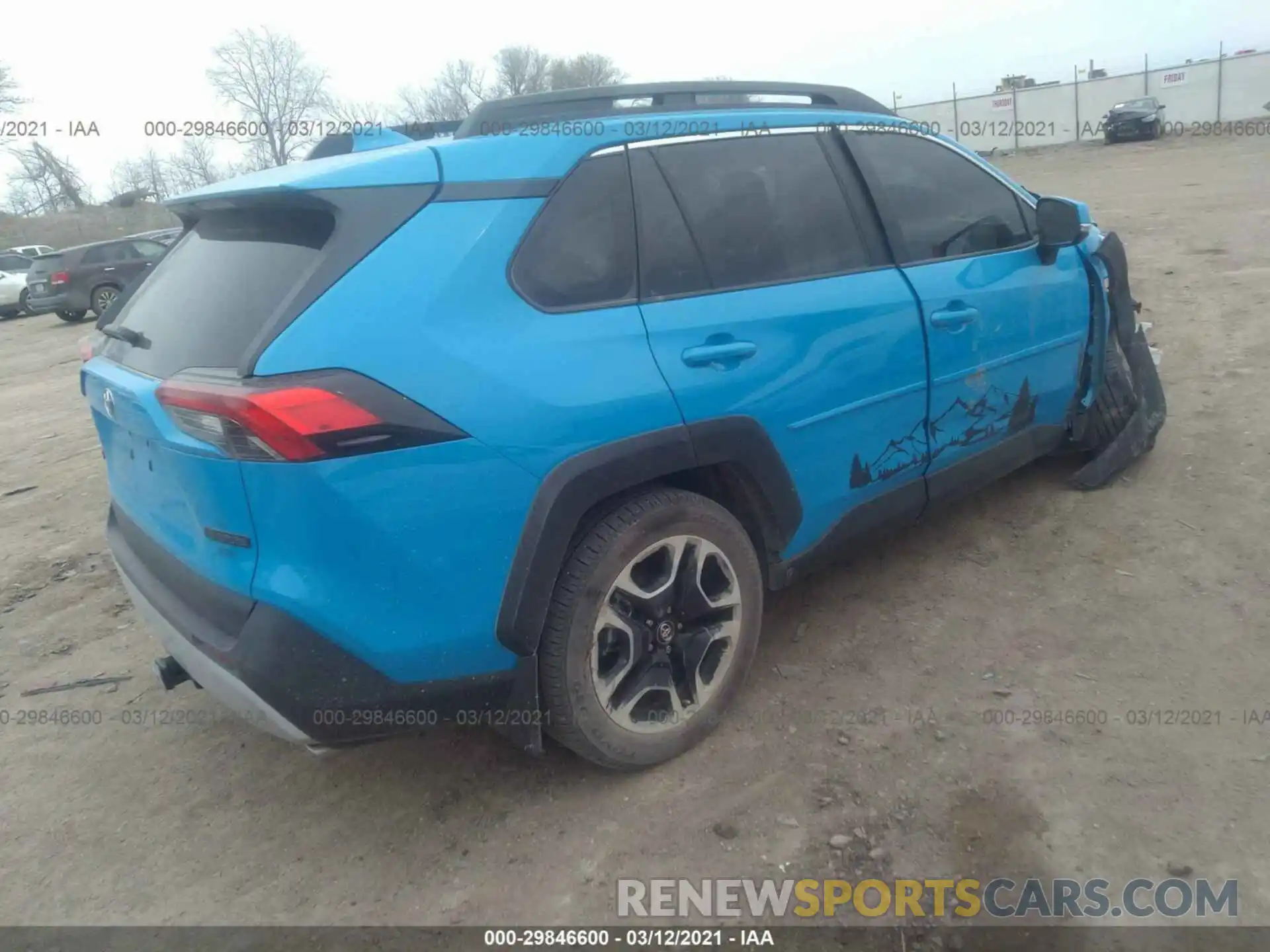 4 Photograph of a damaged car 2T3J1RFV6LC086019 TOYOTA RAV4 2020