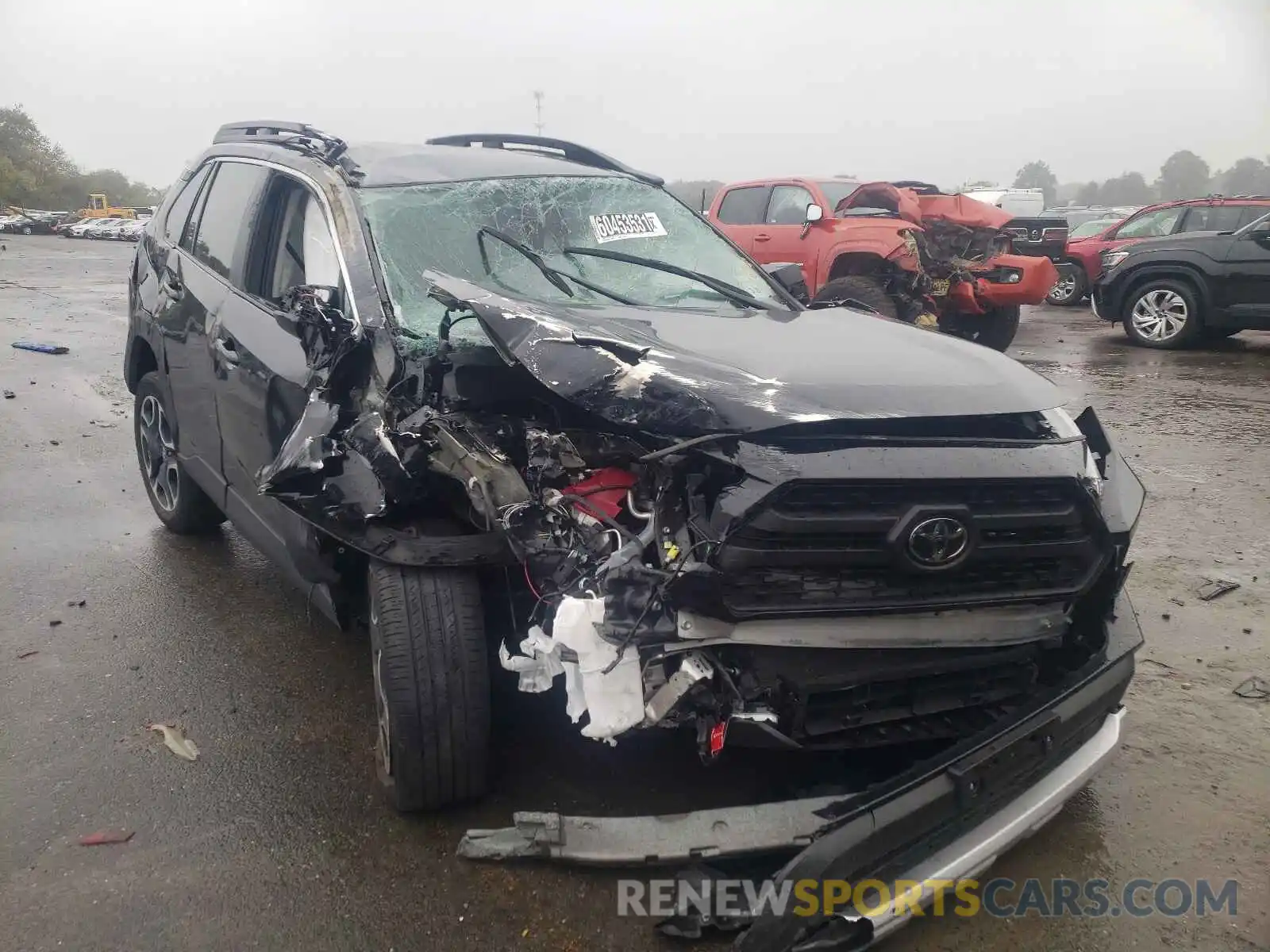 1 Photograph of a damaged car 2T3J1RFV6LC102400 TOYOTA RAV4 2020