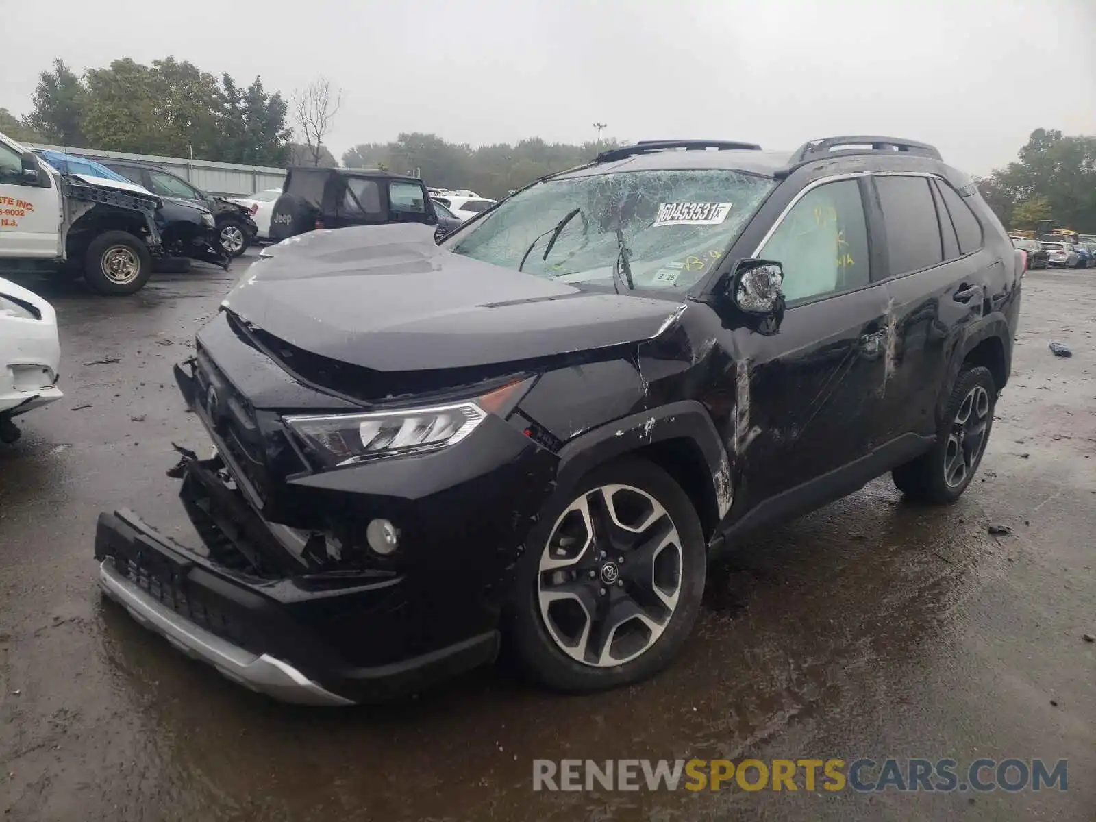 2 Photograph of a damaged car 2T3J1RFV6LC102400 TOYOTA RAV4 2020