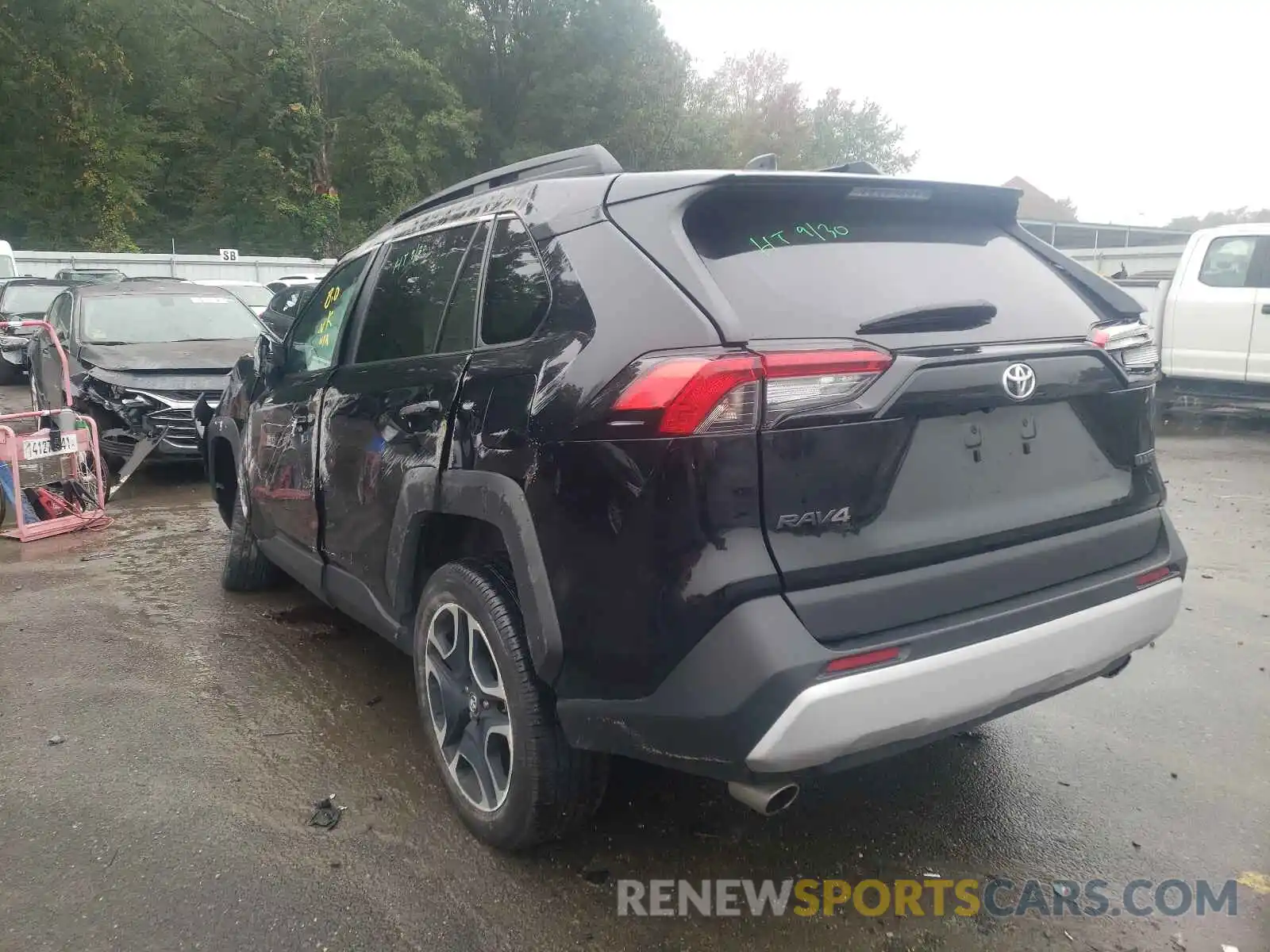 3 Photograph of a damaged car 2T3J1RFV6LC102400 TOYOTA RAV4 2020