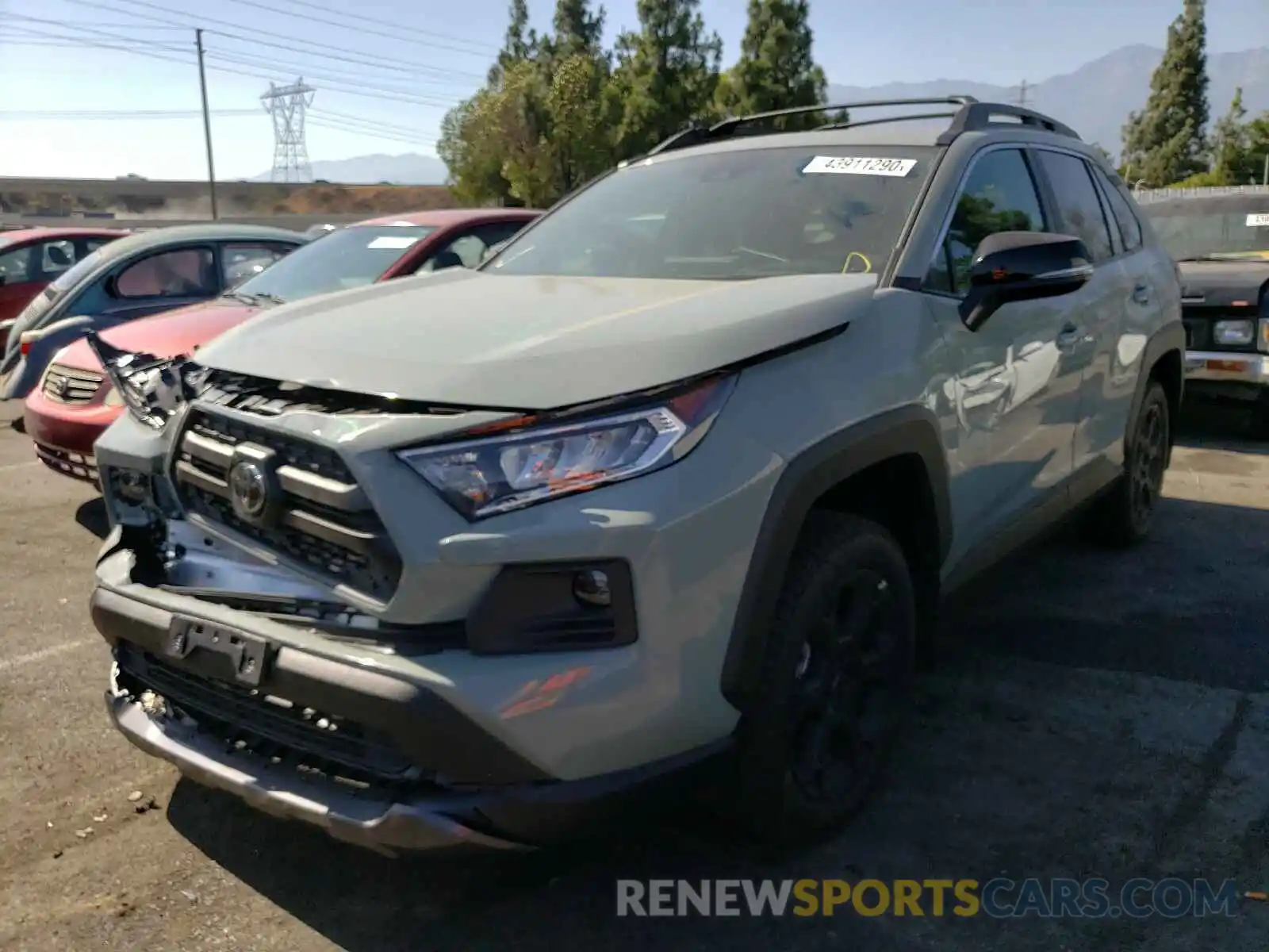 2 Photograph of a damaged car 2T3J1RFV6LC113025 TOYOTA RAV4 2020