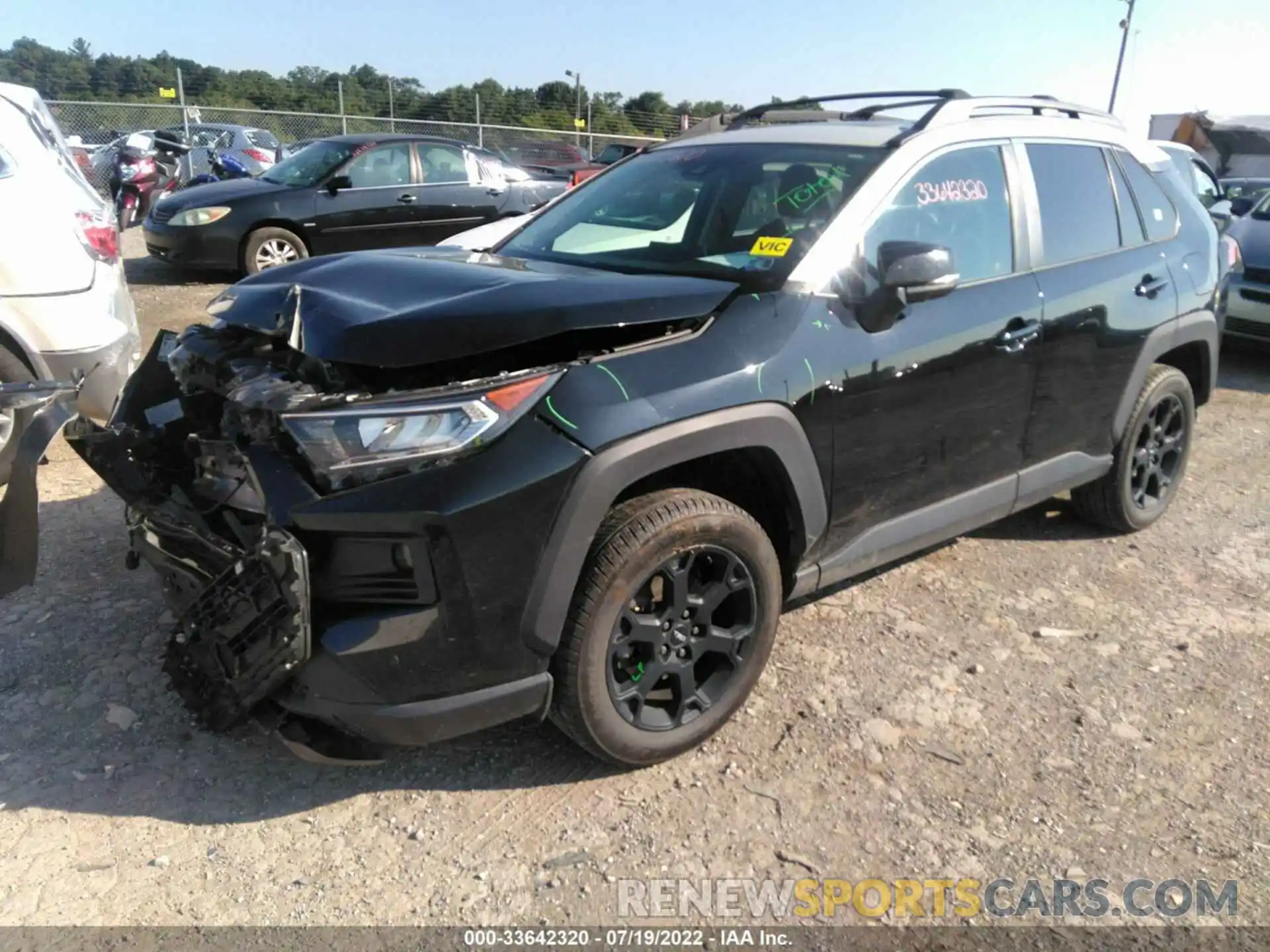 2 Photograph of a damaged car 2T3J1RFV7LC061582 TOYOTA RAV4 2020