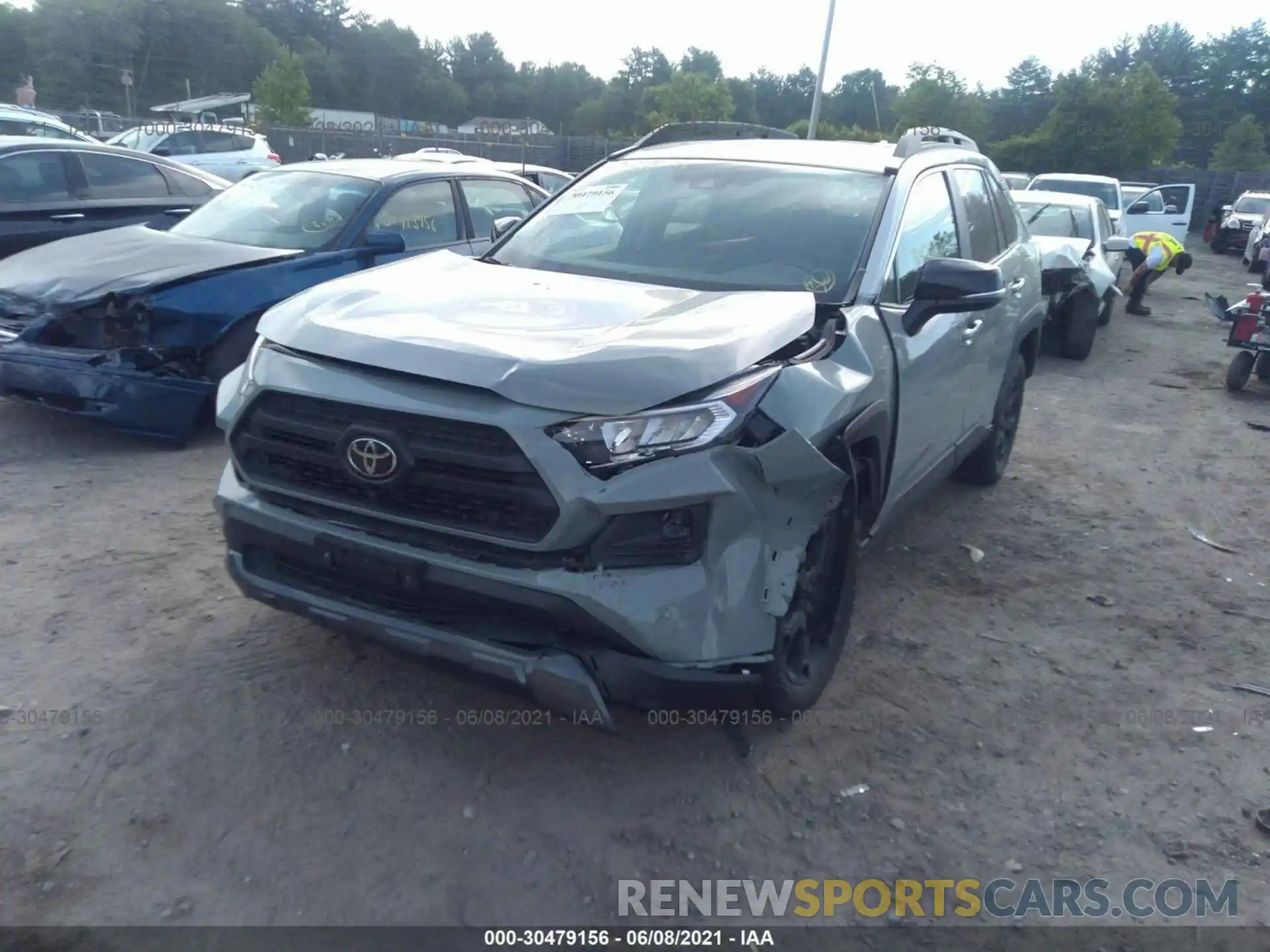 6 Photograph of a damaged car 2T3J1RFV7LC065874 TOYOTA RAV4 2020