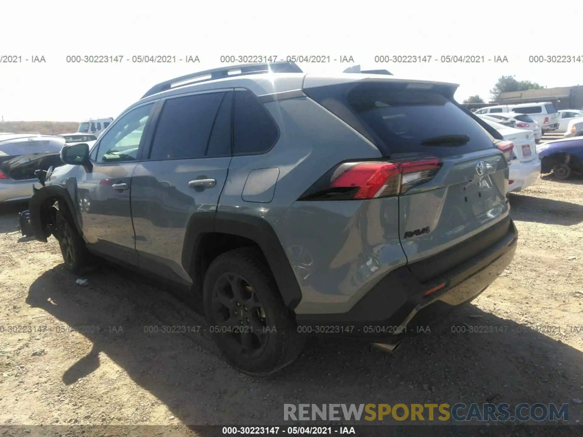 3 Photograph of a damaged car 2T3J1RFV7LC073750 TOYOTA RAV4 2020