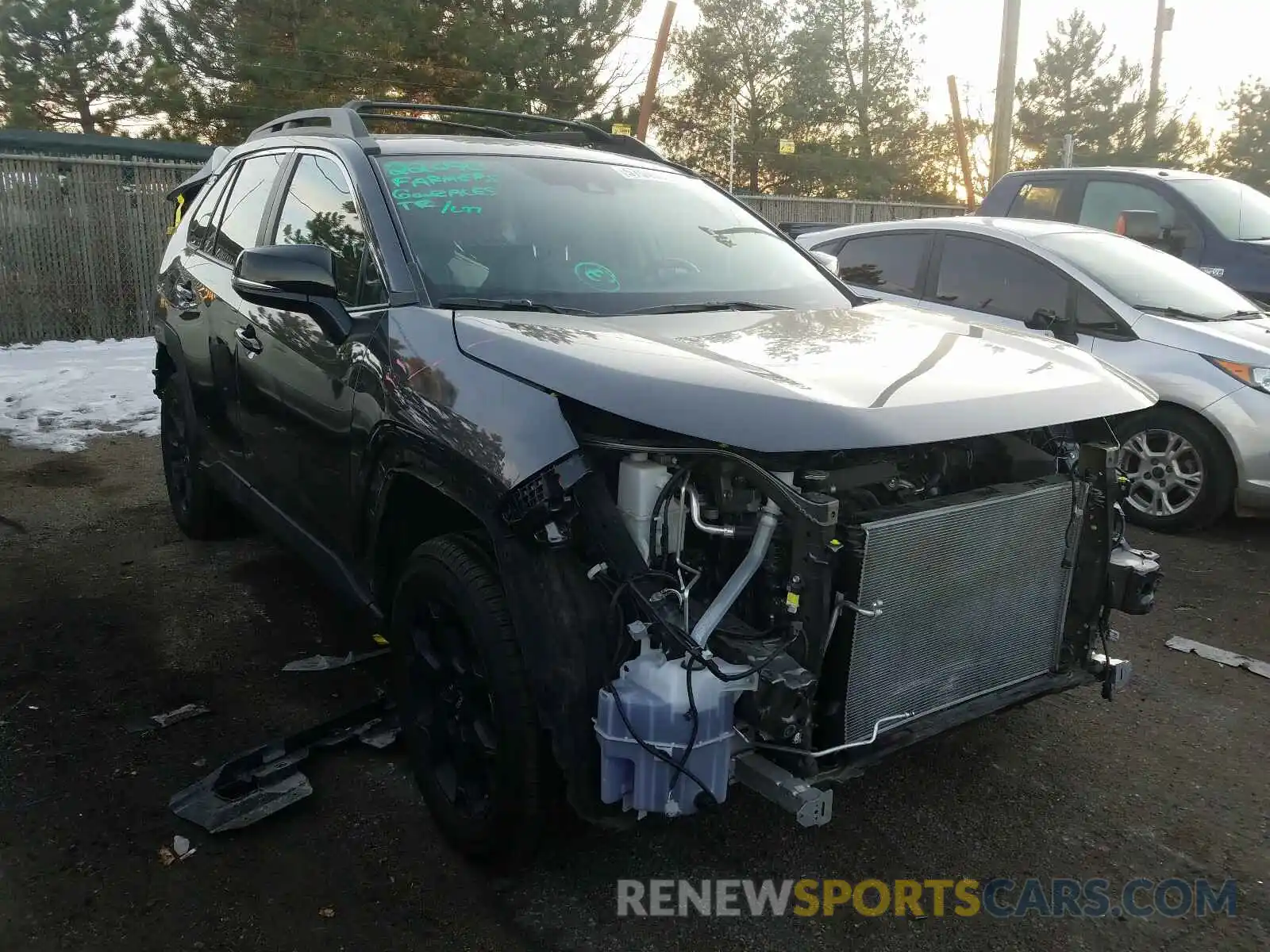 1 Photograph of a damaged car 2T3J1RFV7LC076325 TOYOTA RAV4 2020