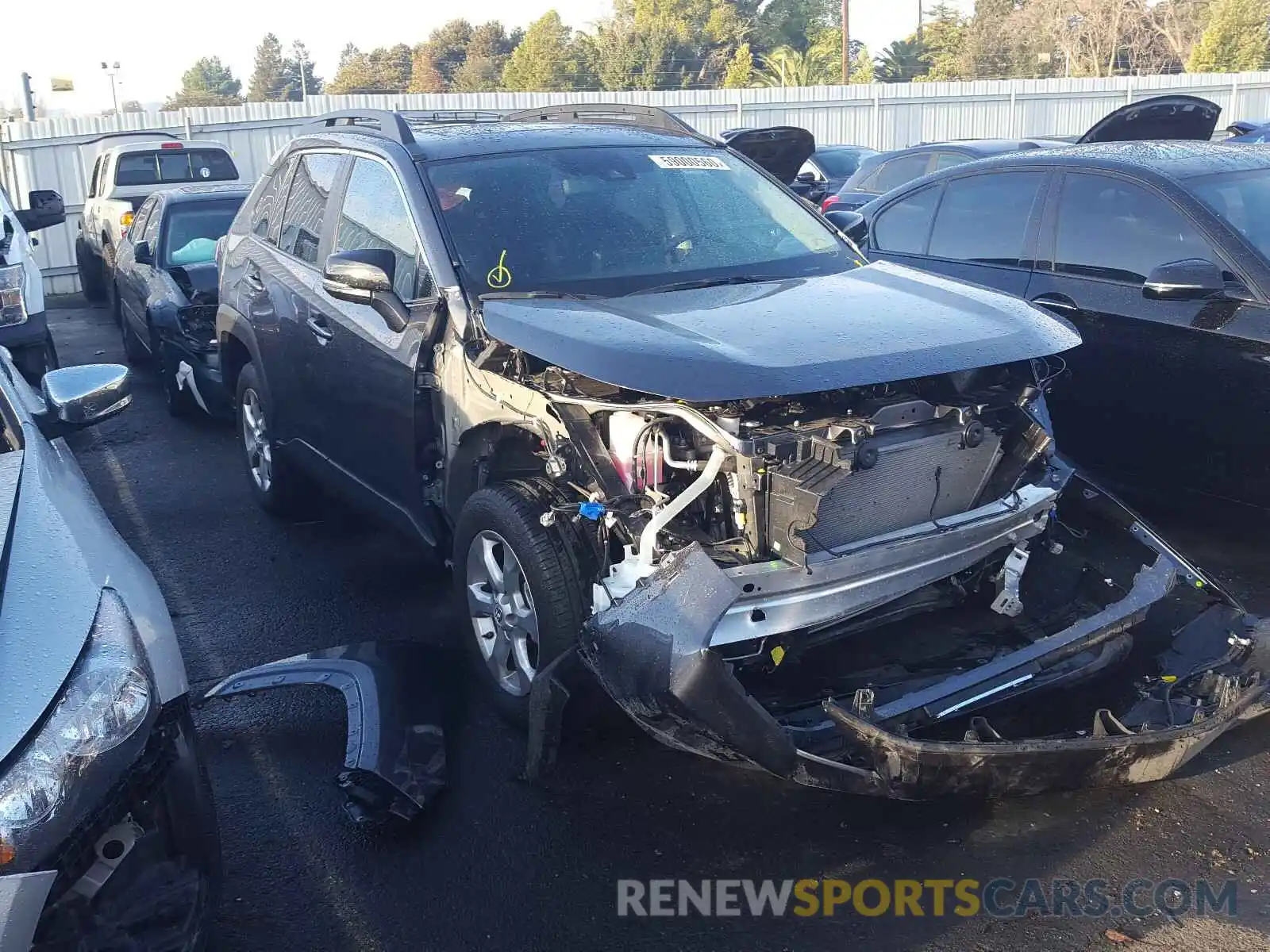 1 Photograph of a damaged car 2T3J1RFV7LC102356 TOYOTA RAV4 2020