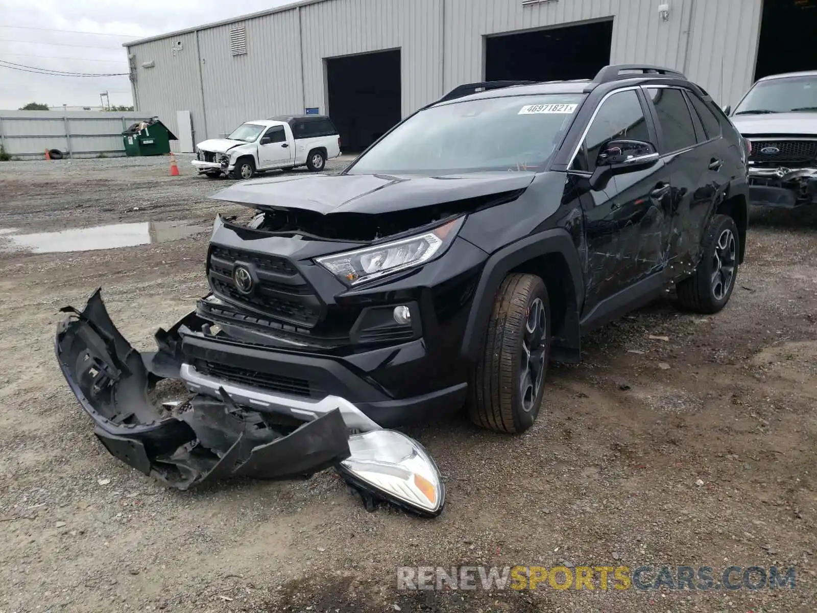 2 Photograph of a damaged car 2T3J1RFV7LC129072 TOYOTA RAV4 2020