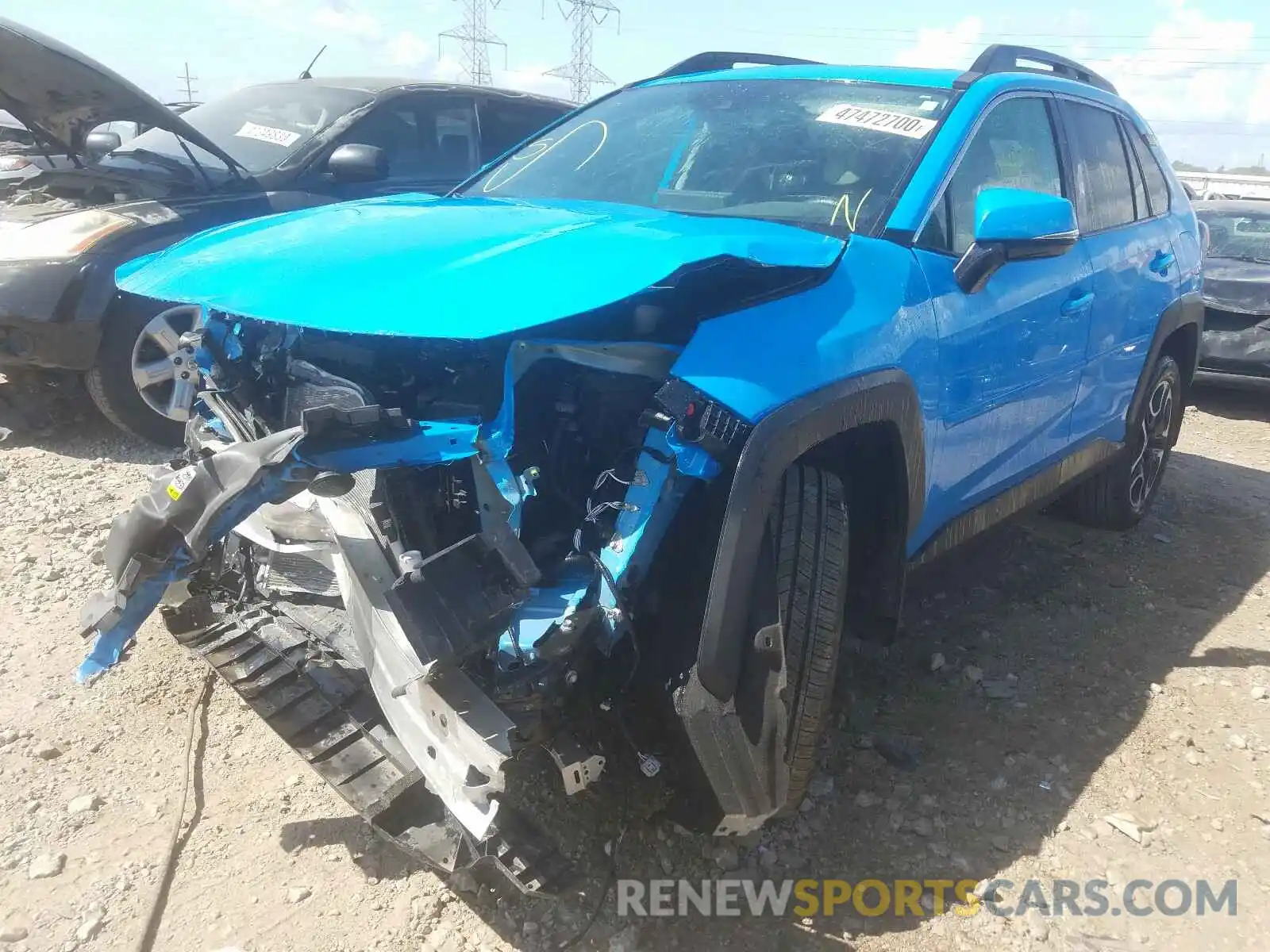 2 Photograph of a damaged car 2T3J1RFV8LC076267 TOYOTA RAV4 2020