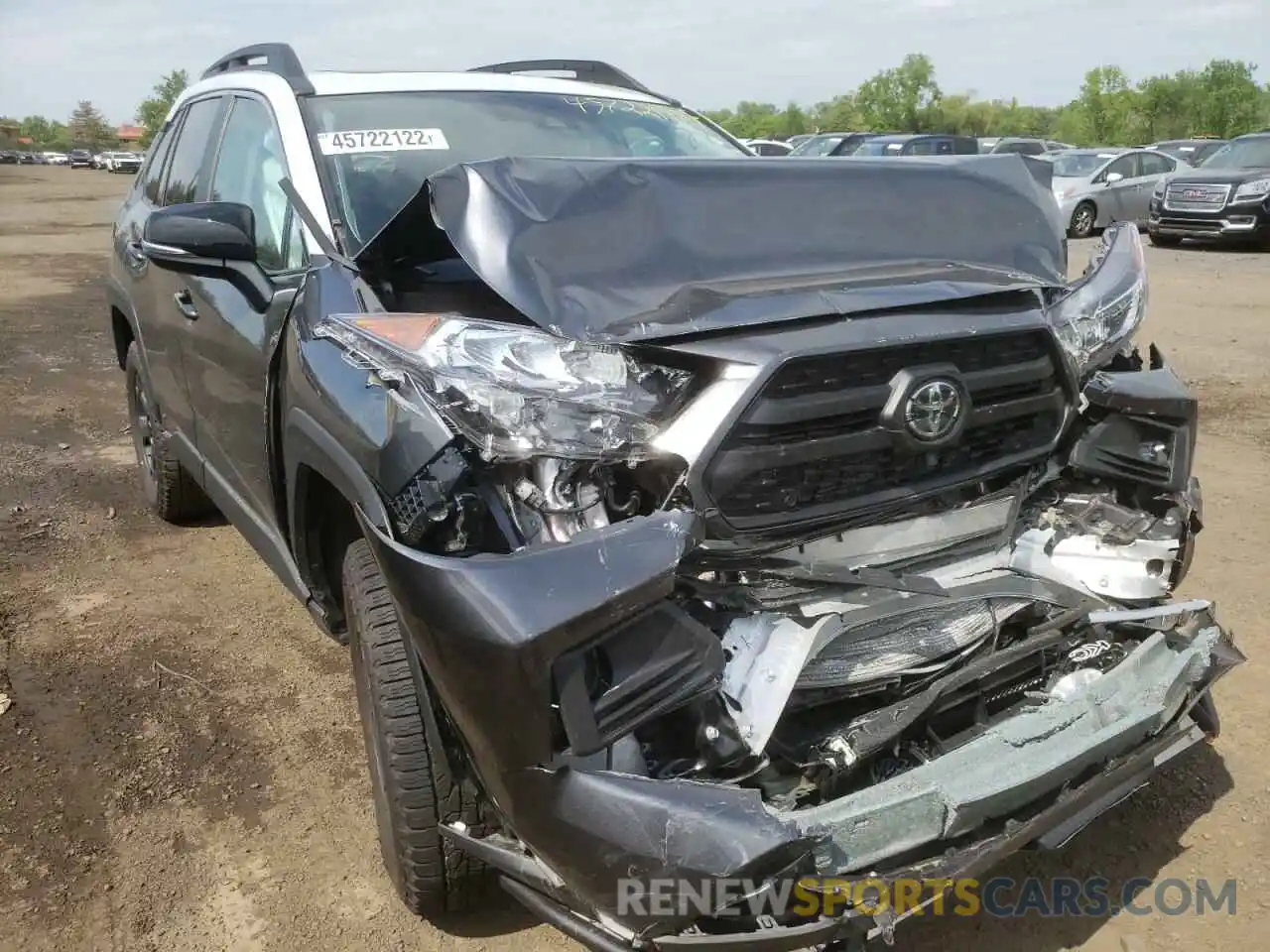 1 Photograph of a damaged car 2T3J1RFV8LC078861 TOYOTA RAV4 2020