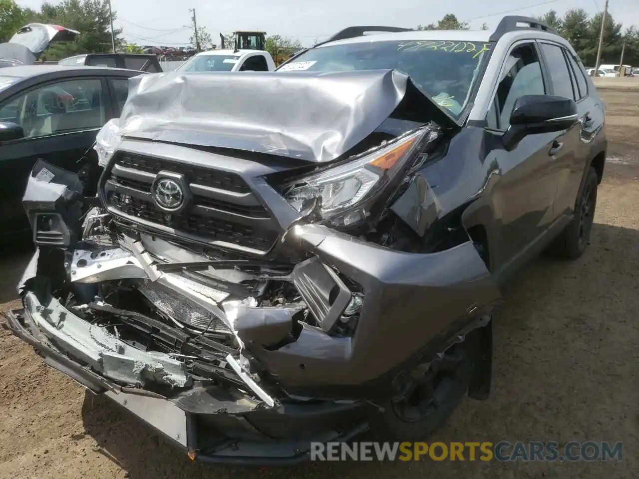 2 Photograph of a damaged car 2T3J1RFV8LC078861 TOYOTA RAV4 2020