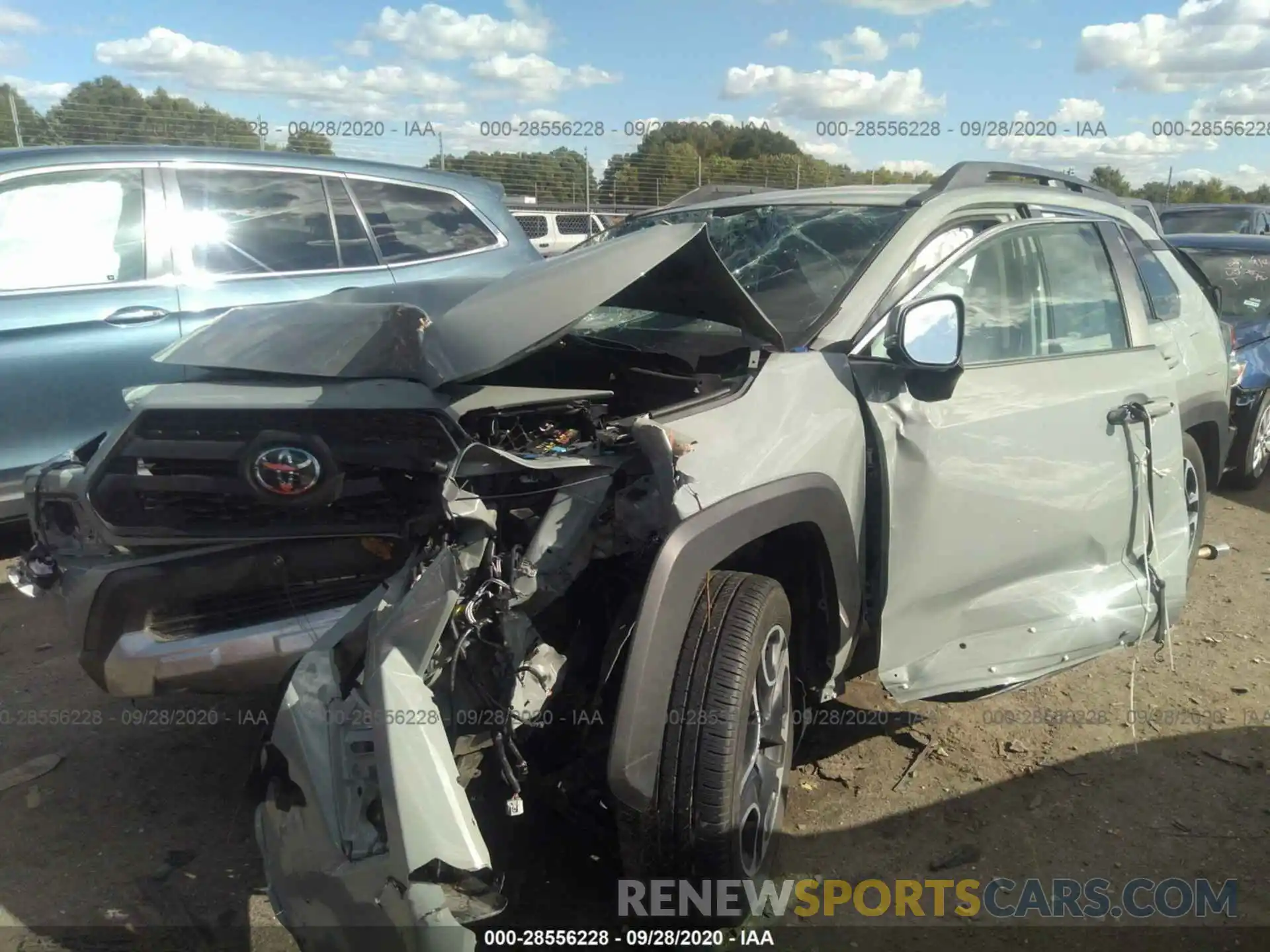 2 Photograph of a damaged car 2T3J1RFV8LC089763 TOYOTA RAV4 2020