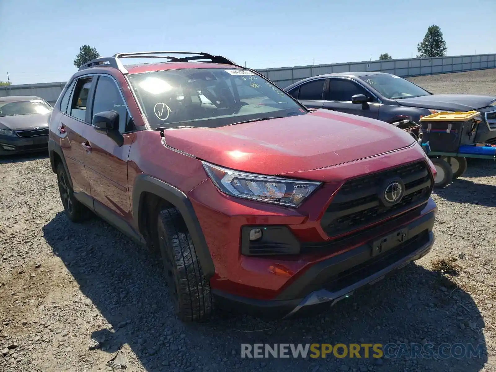 1 Photograph of a damaged car 2T3J1RFV8LC090105 TOYOTA RAV4 2020