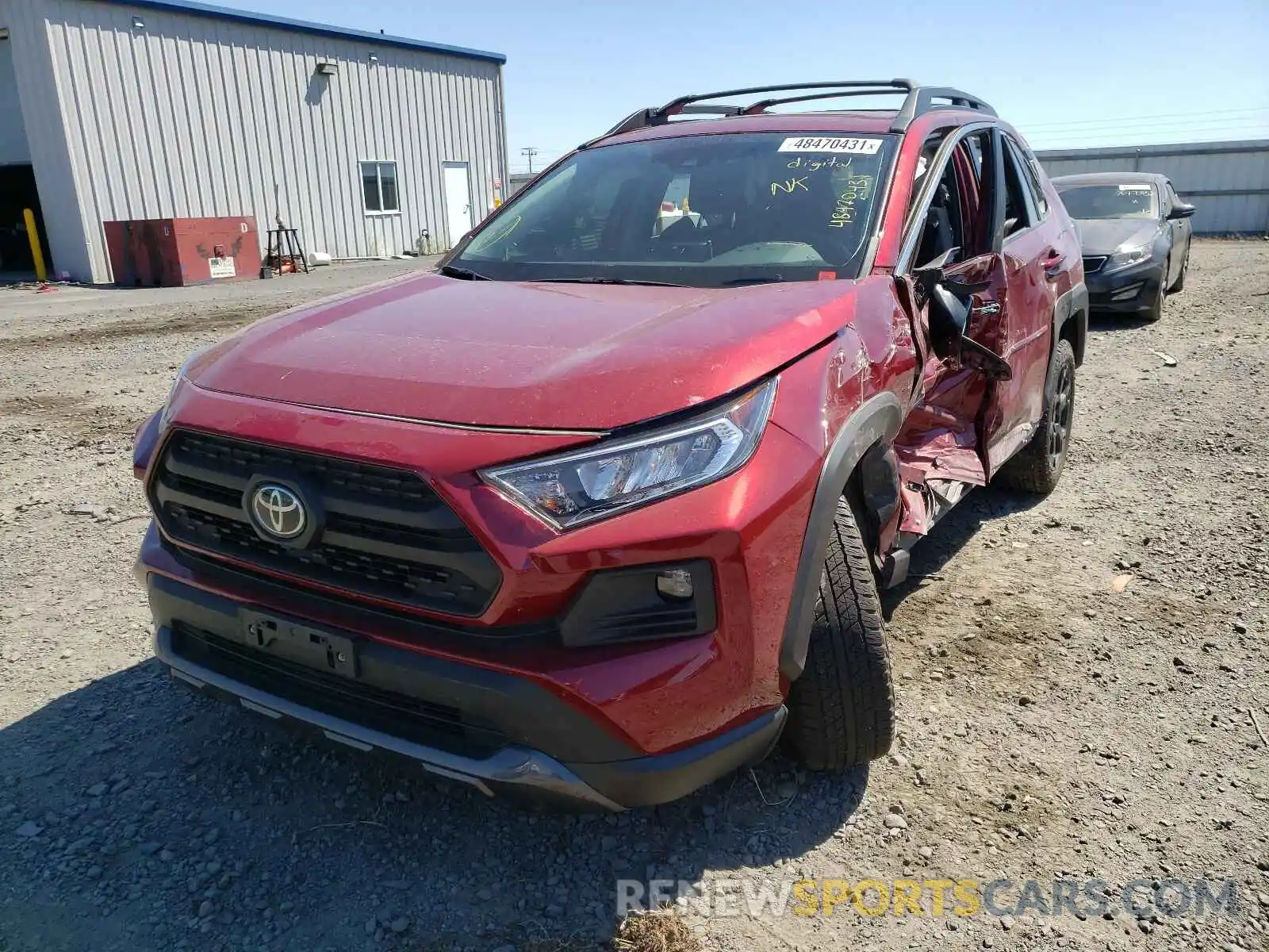 2 Photograph of a damaged car 2T3J1RFV8LC090105 TOYOTA RAV4 2020