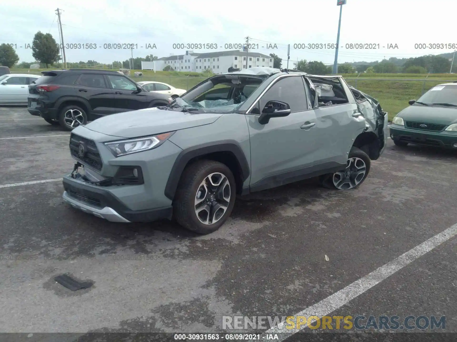 2 Photograph of a damaged car 2T3J1RFV8LC092078 TOYOTA RAV4 2020