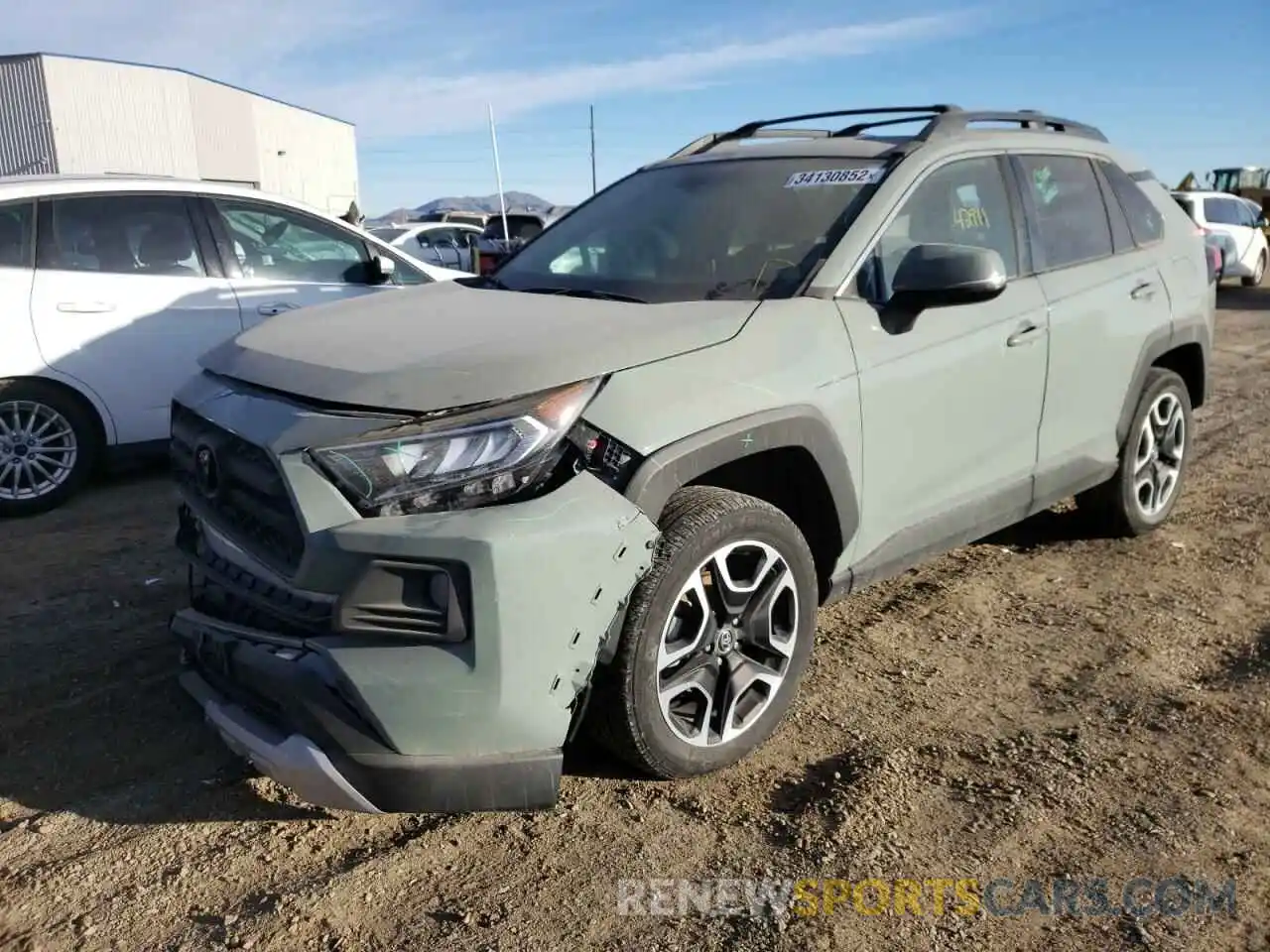 2 Photograph of a damaged car 2T3J1RFV8LC096955 TOYOTA RAV4 2020