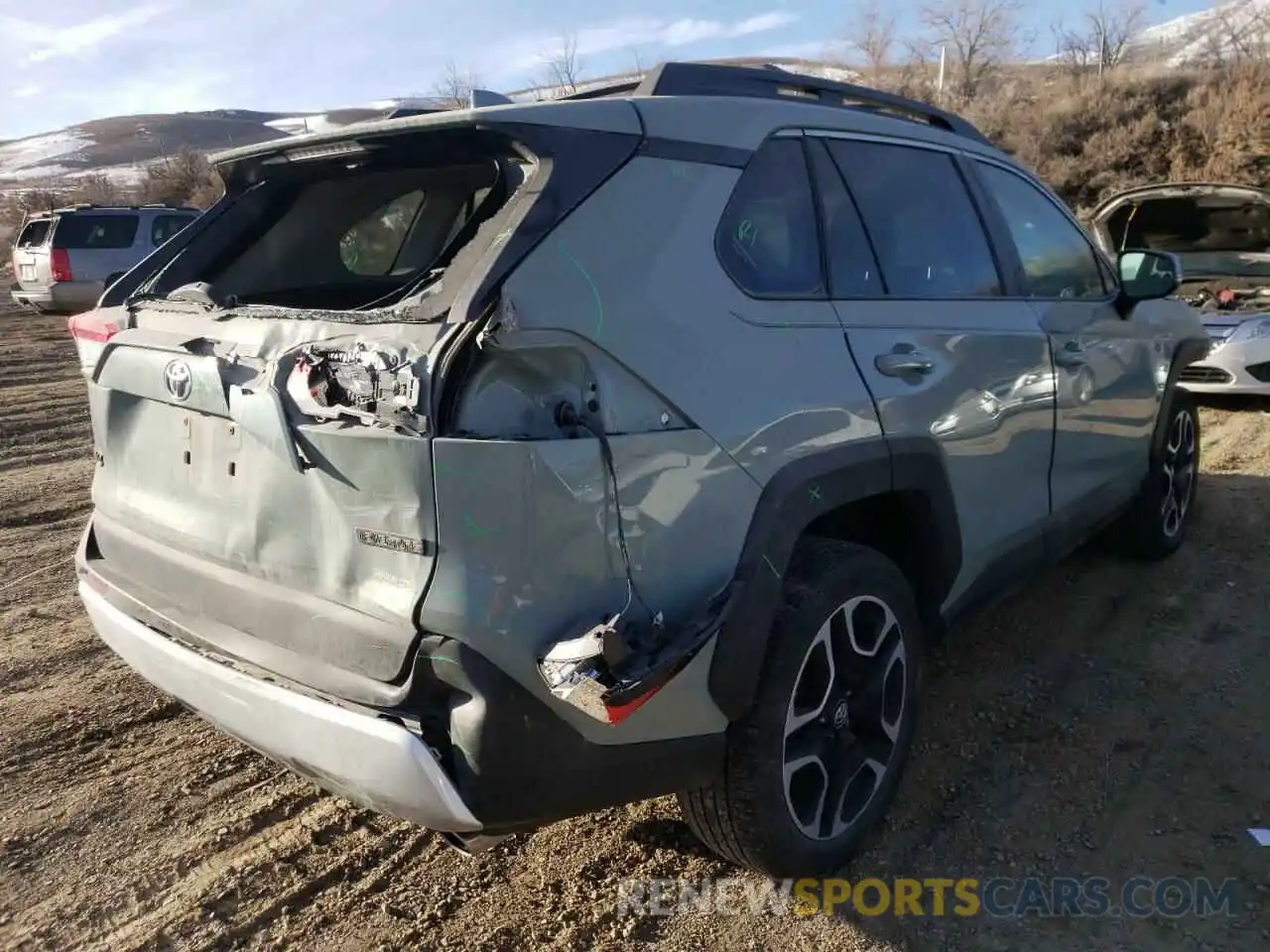 4 Photograph of a damaged car 2T3J1RFV8LC096955 TOYOTA RAV4 2020