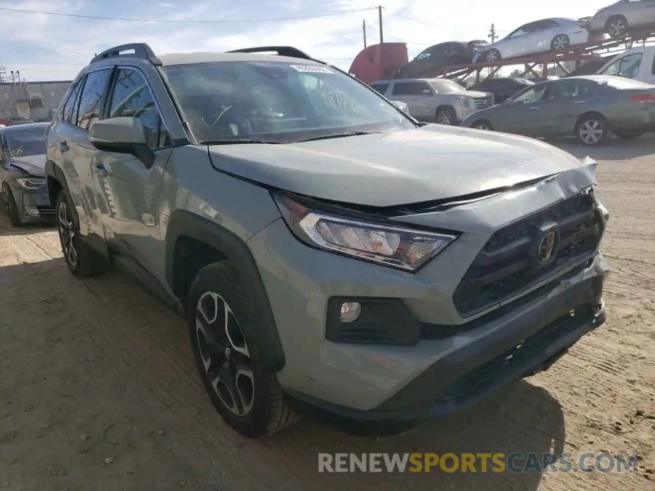 1 Photograph of a damaged car 2T3J1RFV8LC100180 TOYOTA RAV4 2020