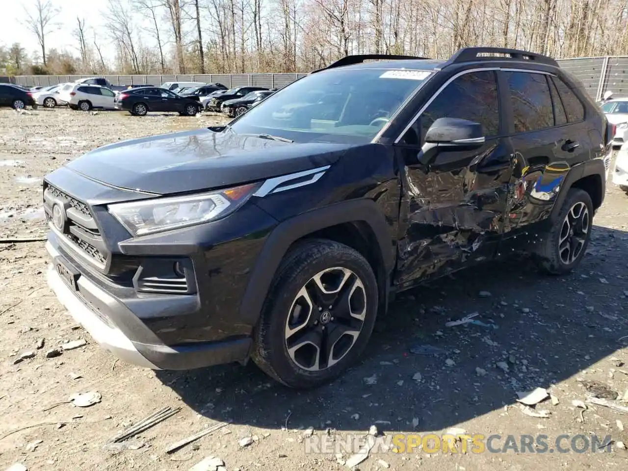 1 Photograph of a damaged car 2T3J1RFV8LC120218 TOYOTA RAV4 2020