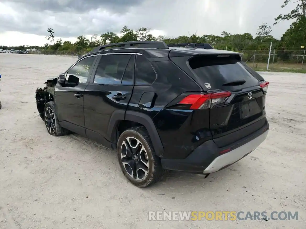 3 Photograph of a damaged car 2T3J1RFV8LC129243 TOYOTA RAV4 2020