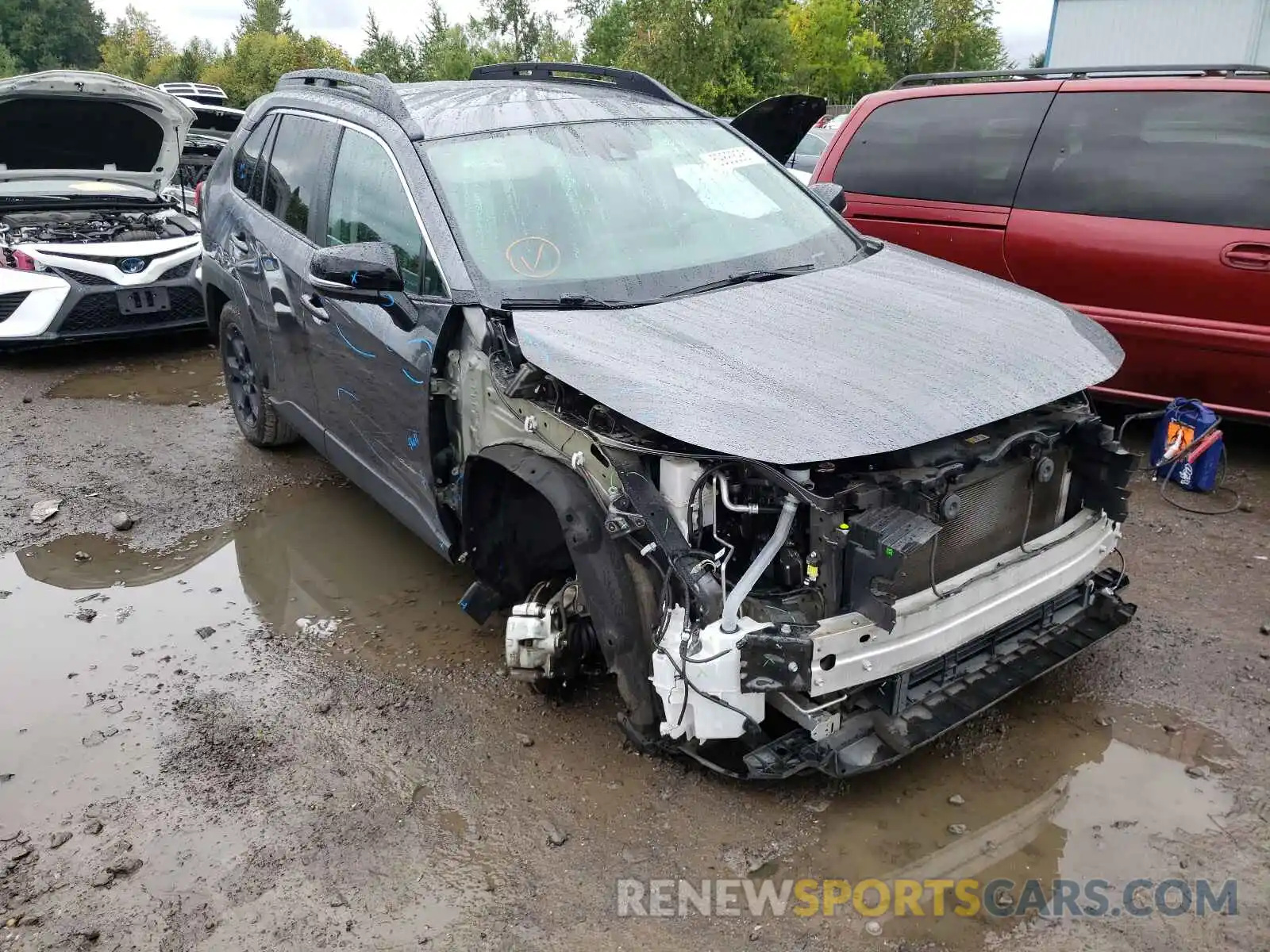 1 Photograph of a damaged car 2T3J1RFV9LC082823 TOYOTA RAV4 2020