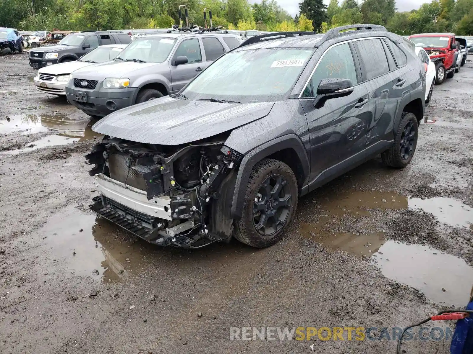 2 Фотография поврежденного автомобиля 2T3J1RFV9LC082823 TOYOTA RAV4 2020