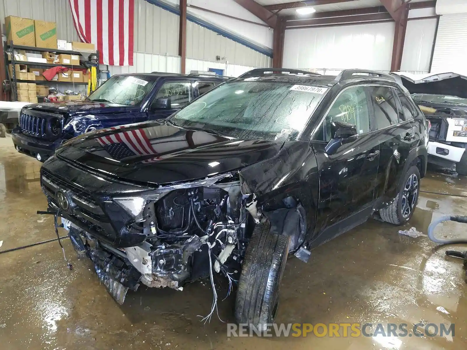 2 Photograph of a damaged car 2T3J1RFV9LC095278 TOYOTA RAV4 2020