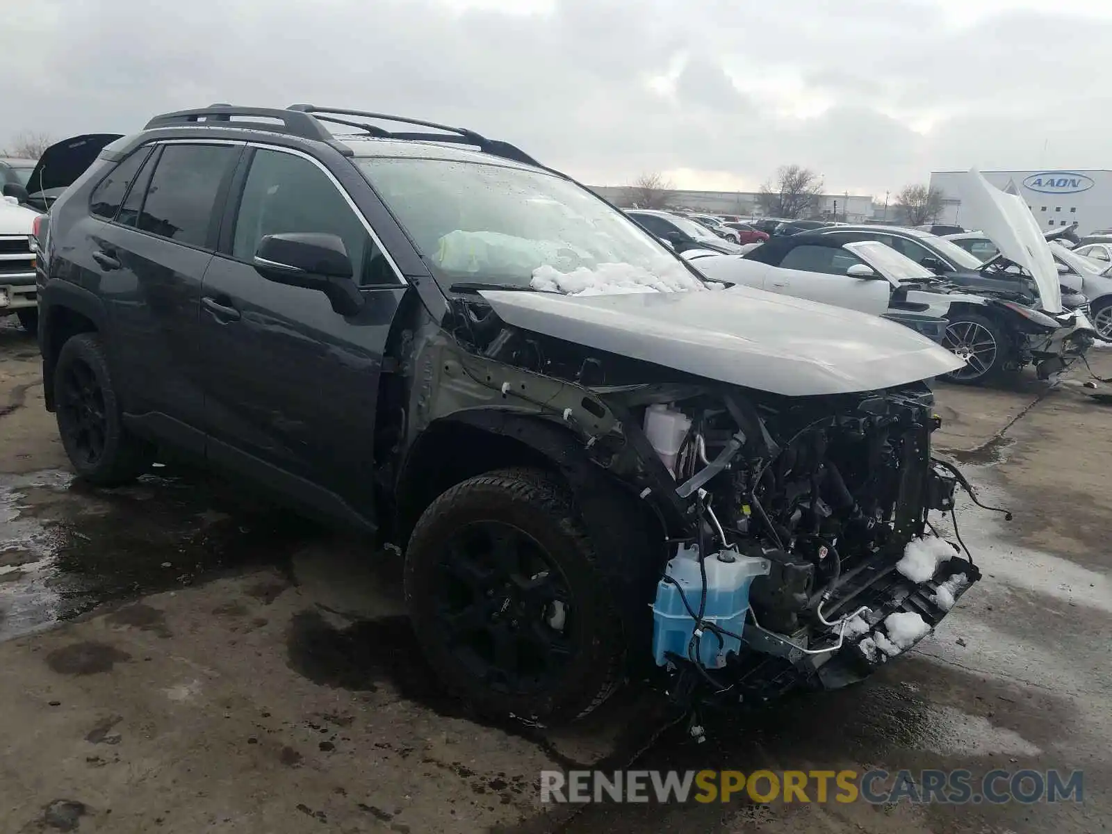 1 Photograph of a damaged car 2T3J1RFV9LC114850 TOYOTA RAV4 2020