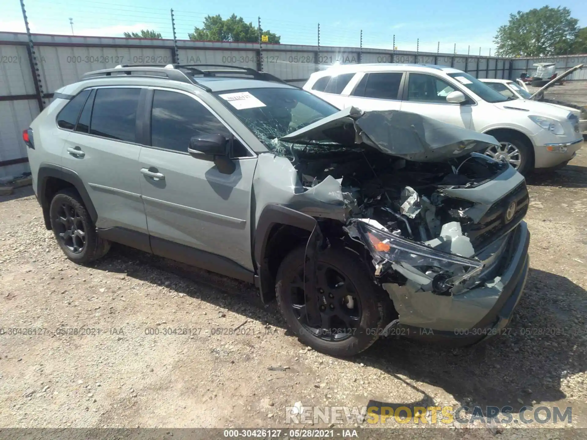 1 Photograph of a damaged car 2T3J1RFVXLC063990 TOYOTA RAV4 2020