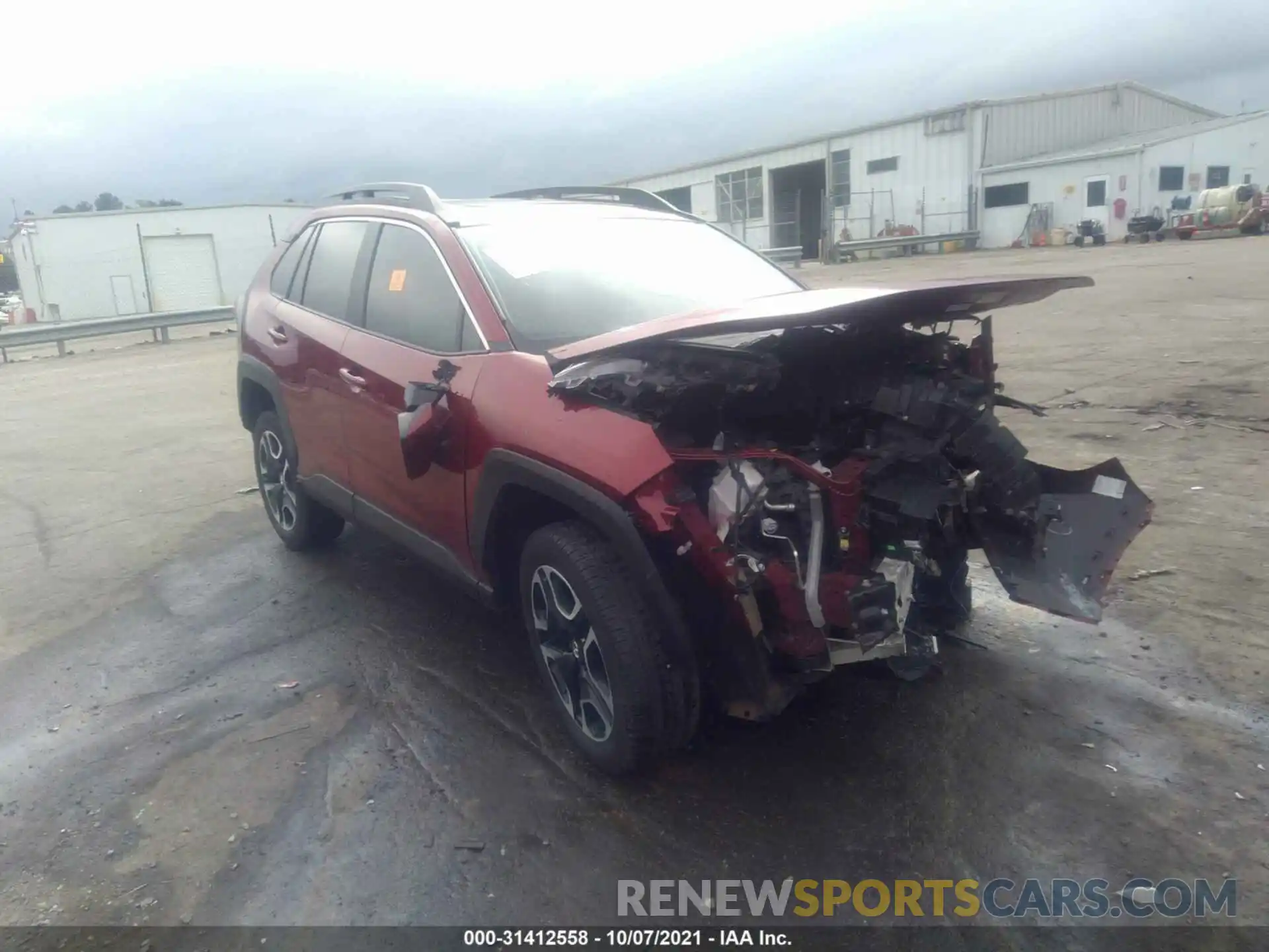 1 Photograph of a damaged car 2T3J1RFVXLC084810 TOYOTA RAV4 2020