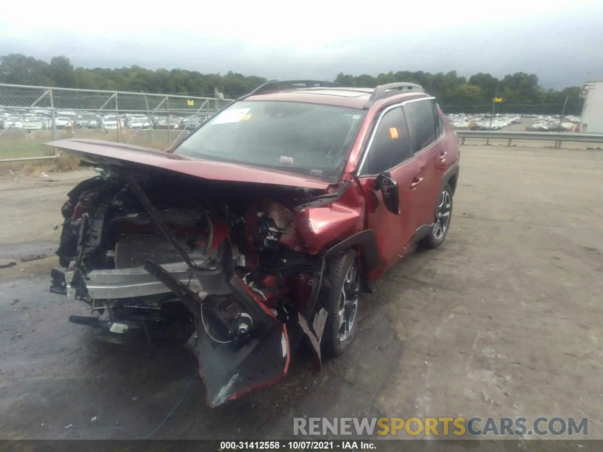 2 Photograph of a damaged car 2T3J1RFVXLC084810 TOYOTA RAV4 2020