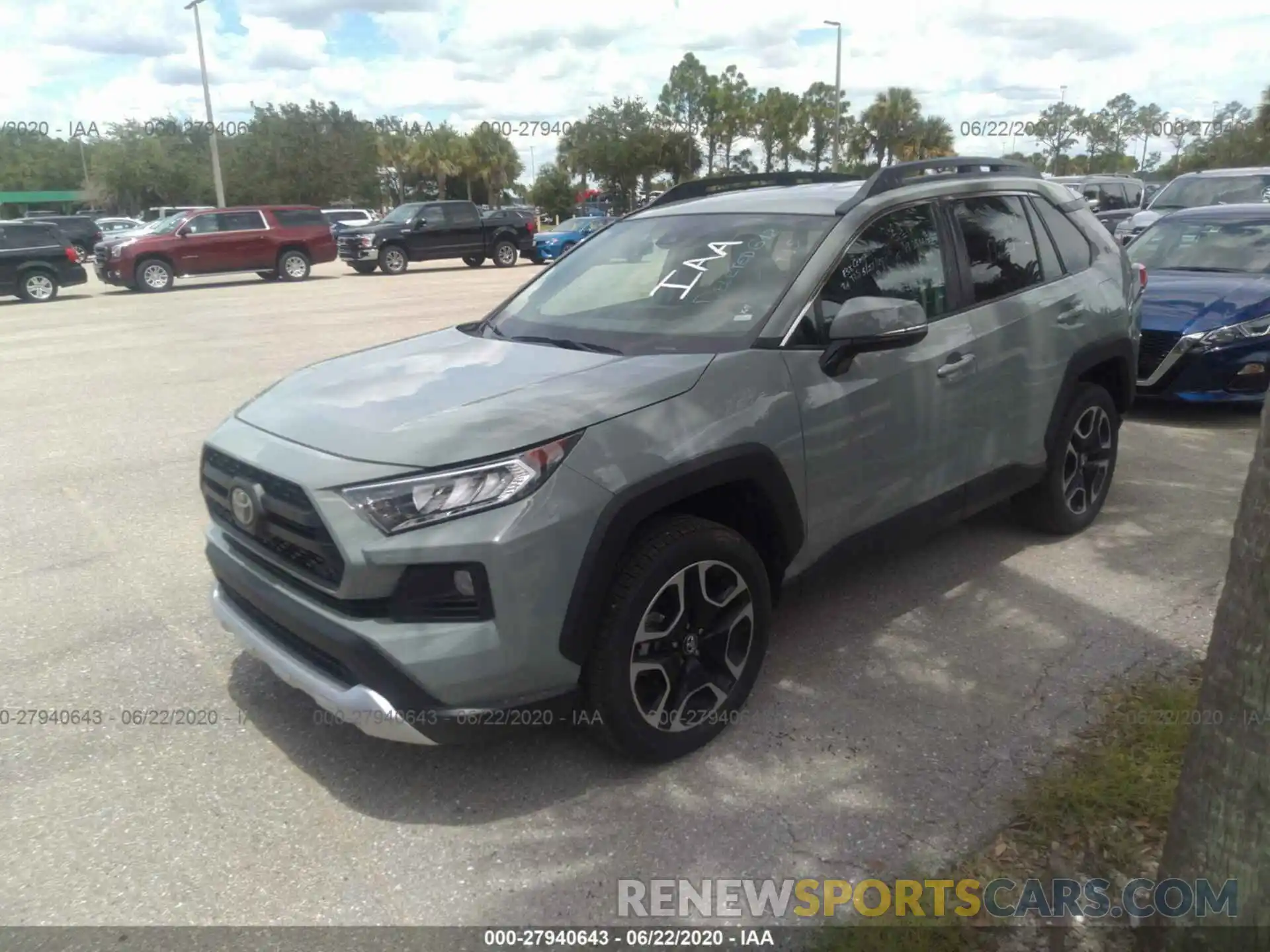 2 Photograph of a damaged car 2T3J1RFVXLC088534 TOYOTA RAV4 2020